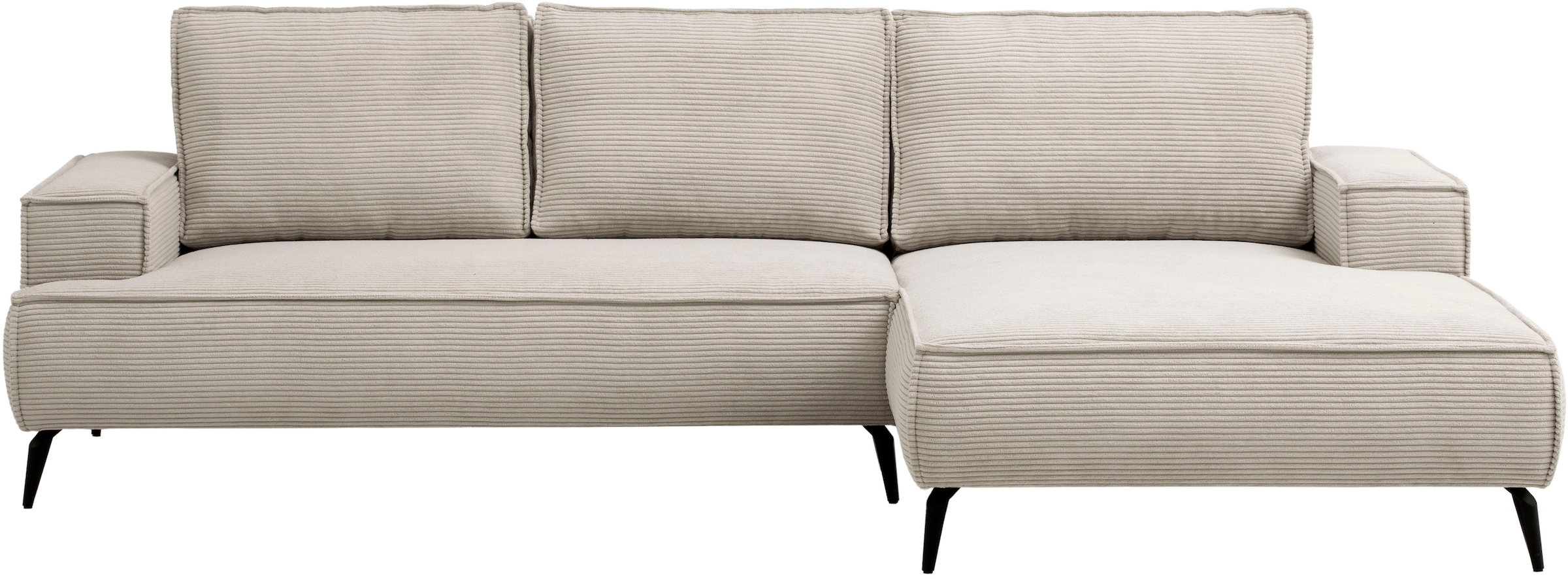 andas Sitzgruppe »TVINNU, Polsterecke L-Form, Schlaffunktion, mit Hocker«, (Set, 2 tlg.), stellbar zum Schlafsofa (Krokodilverbinder)