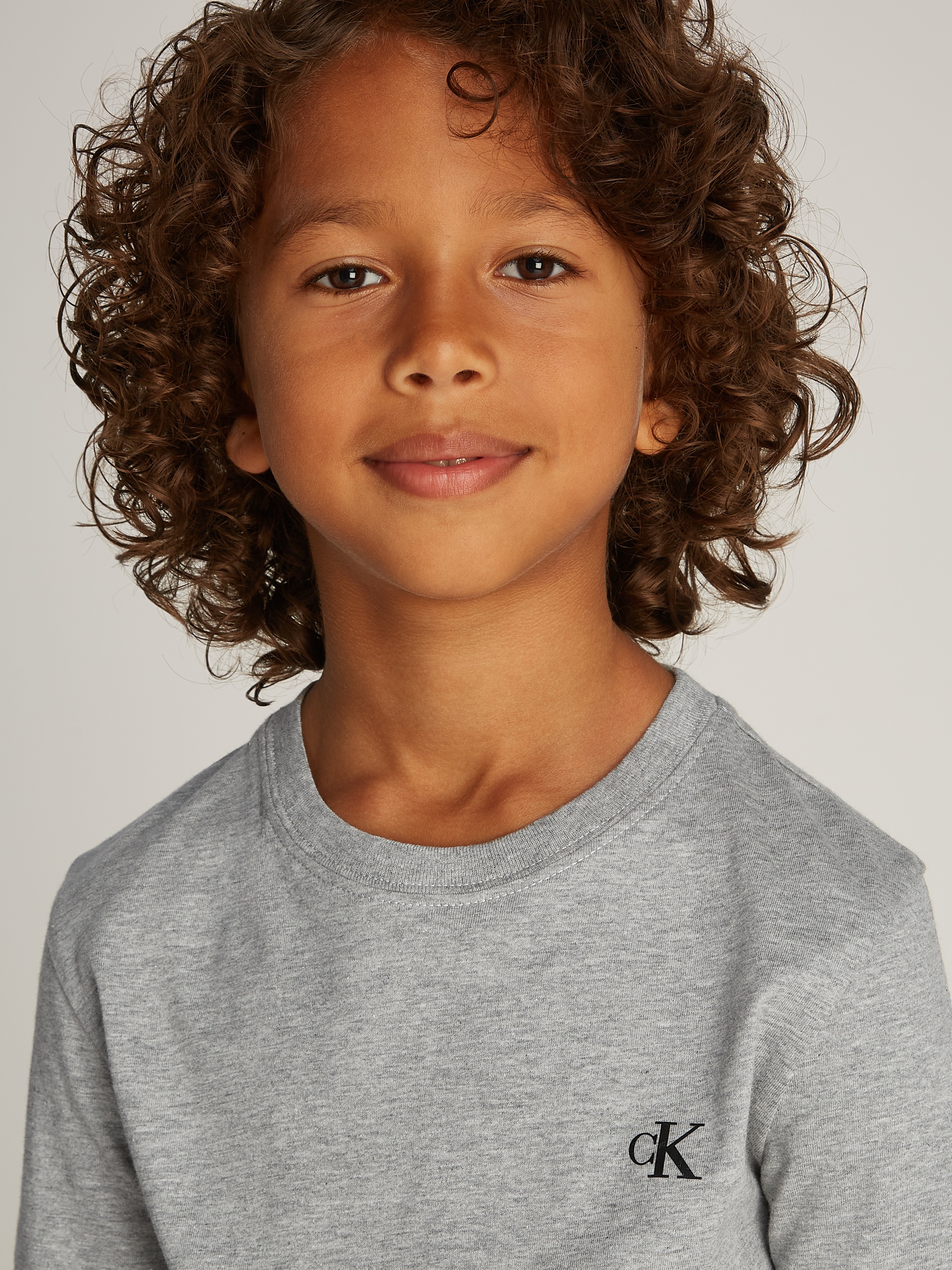 Calvin Klein Jeans T-Shirt »2-PACK MONOGRAM TOP«, (2 tlg.), für Kinder bis 16 Jahre mit Logoprägung