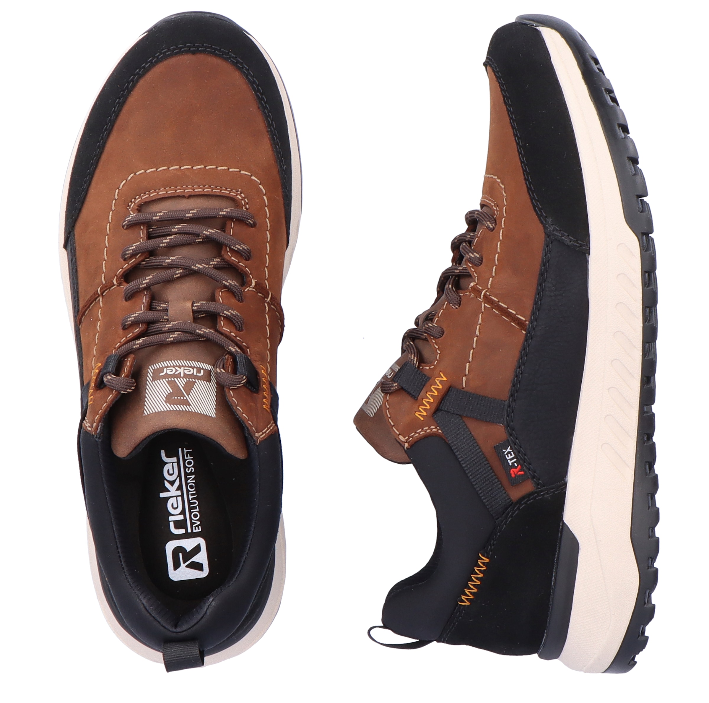 RIEKER Sport Sneaker, Outdoorschuh, Halbschuh, Schnürschuh mit TEX-Ausstattung