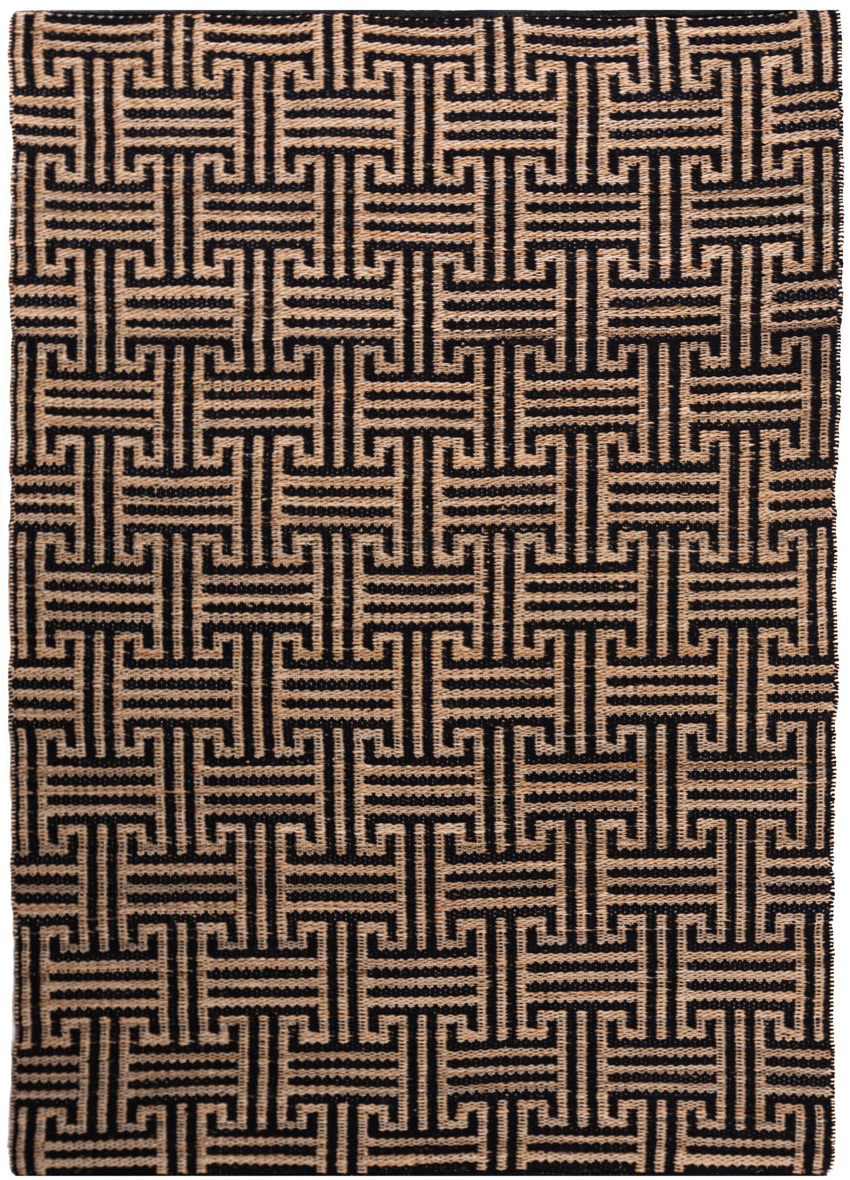 FLAIR RUGS Teppich »Meander Jute«, rechteckig, mit griechischem Muster günstig online kaufen