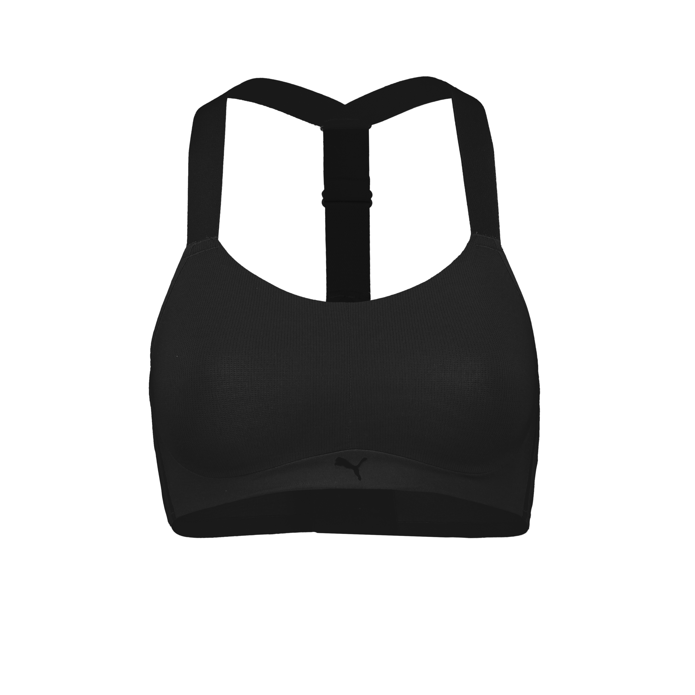 PUMA Bügelloser BH »PUMA WOMEN HIGH SUPPORT ACTIVE BRA«, mit breiten Trägern, Doppelcupgrößen