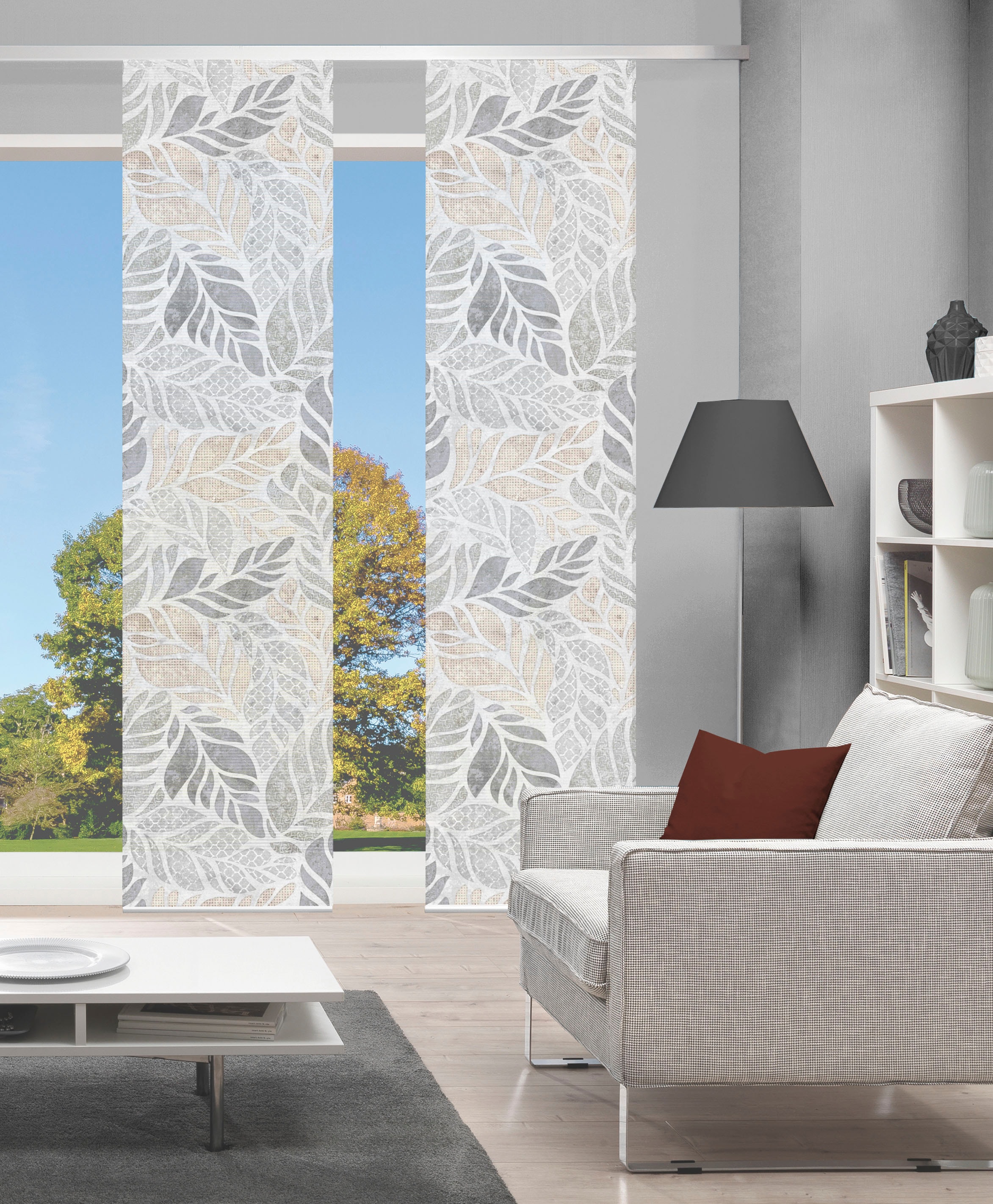 Vision S Schiebegardine »LISIO 2er SET« Paneelwagen 2 Stk. tlg. Schiebevorh günstig online kaufen