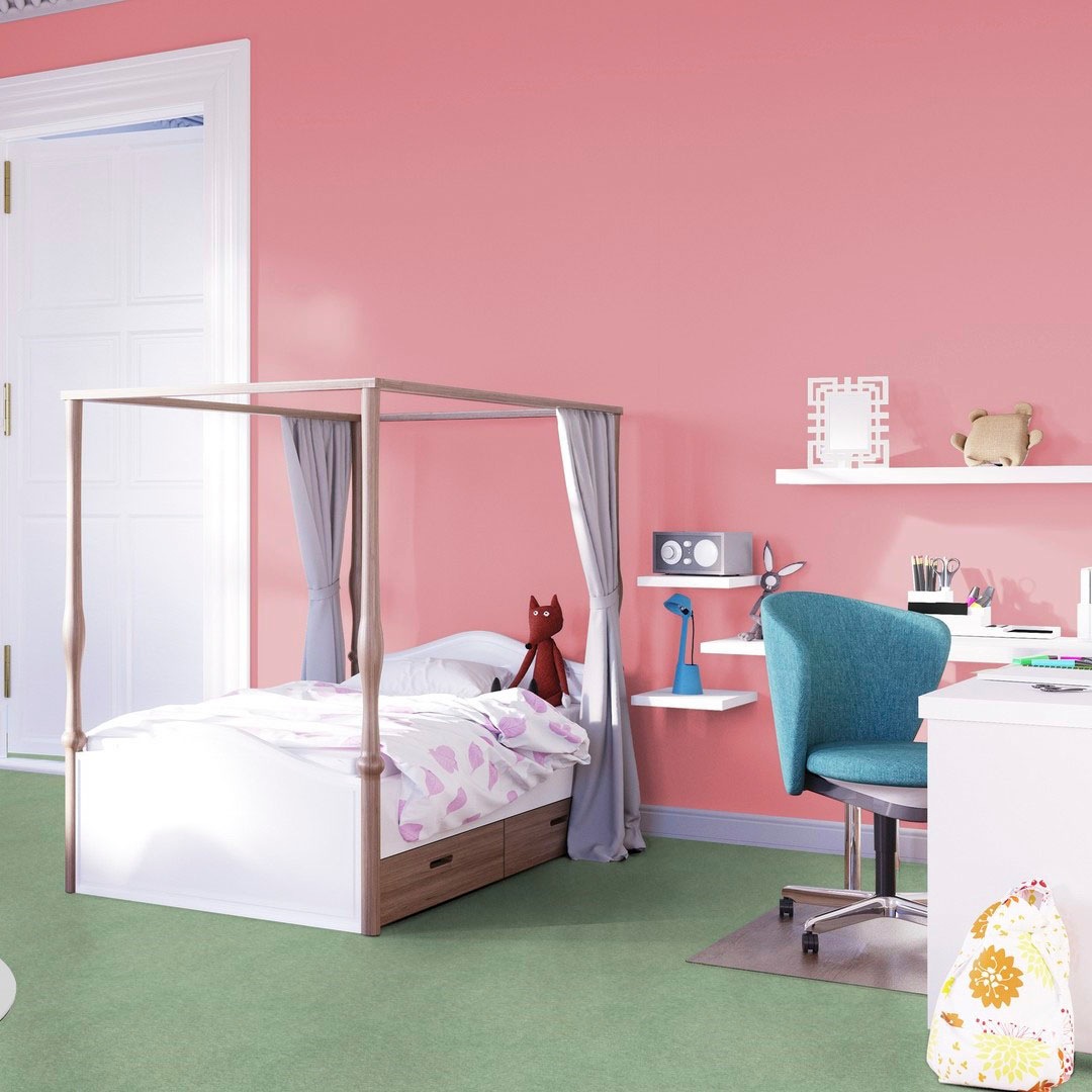 Bodenmeister Teppichboden »Jupiter, Velours - meliert, Made in Belgium«, rechteckig, 7,5 mm Höhe, Wohnzimmer, Schlafzimmer, Kinderzimmer, Breite 400/500 cm