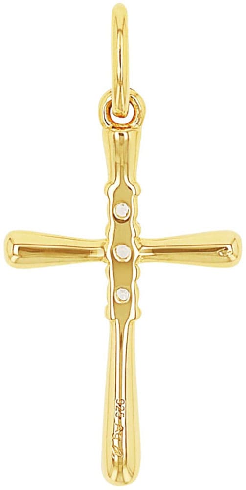 Amor Kreuzanhänger »2039077«  mit Zirkonia (synth.)