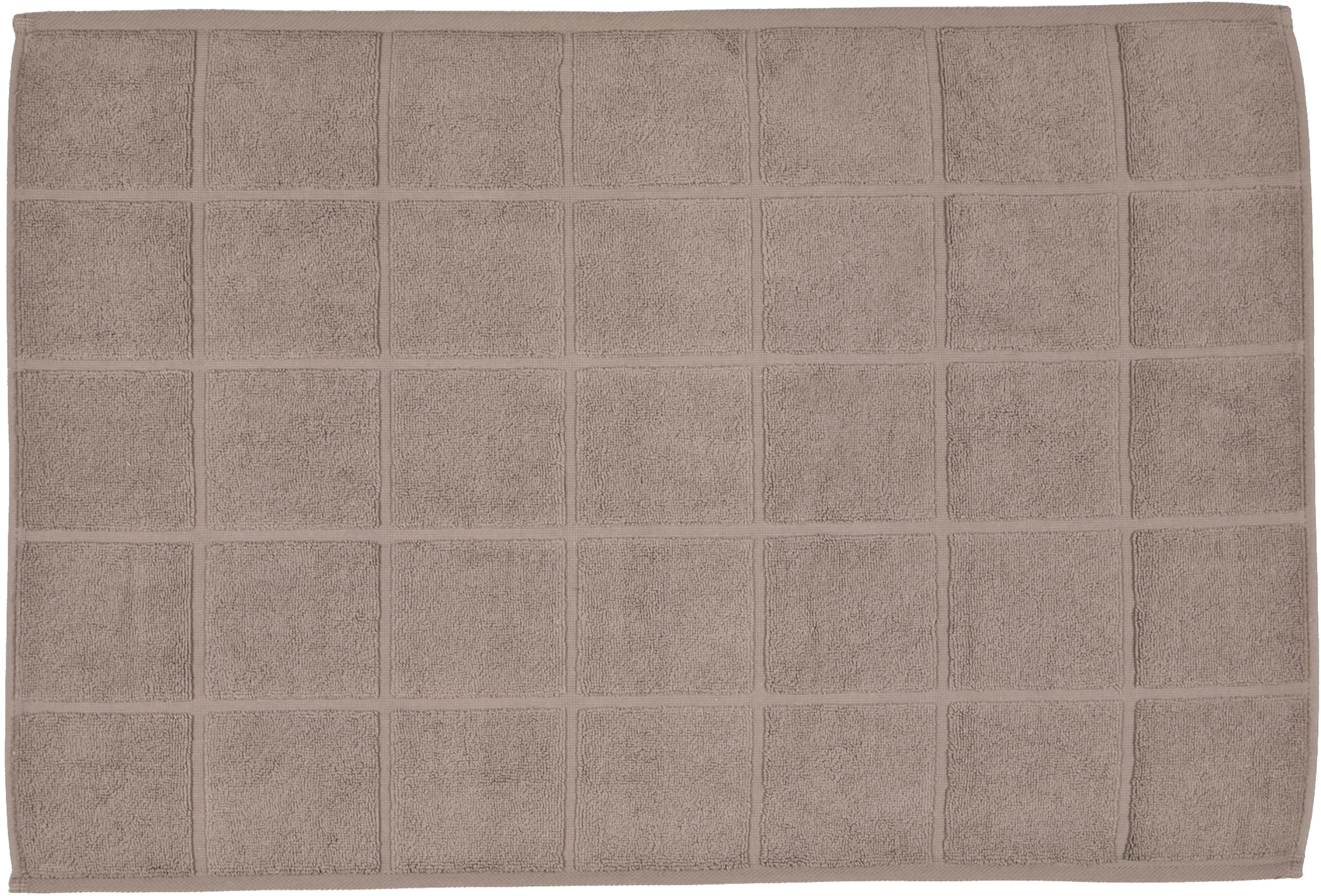 ROSS Hotelmatte »Unifond« Höhe 10 mm beidseitig nutzbar fußbodenheizungsgeeignet schnell trocknend besonders weich, Badezimmerteppich, uni...