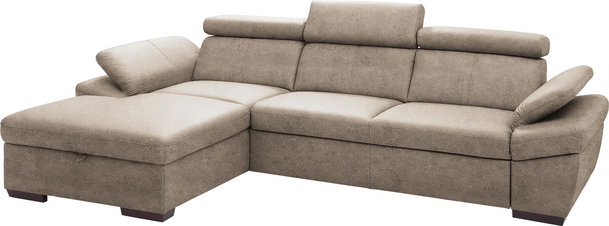 exxpo - sofa fashion Ecksofa "Salerno, klassisch modernes Funktionssofa, ho günstig online kaufen