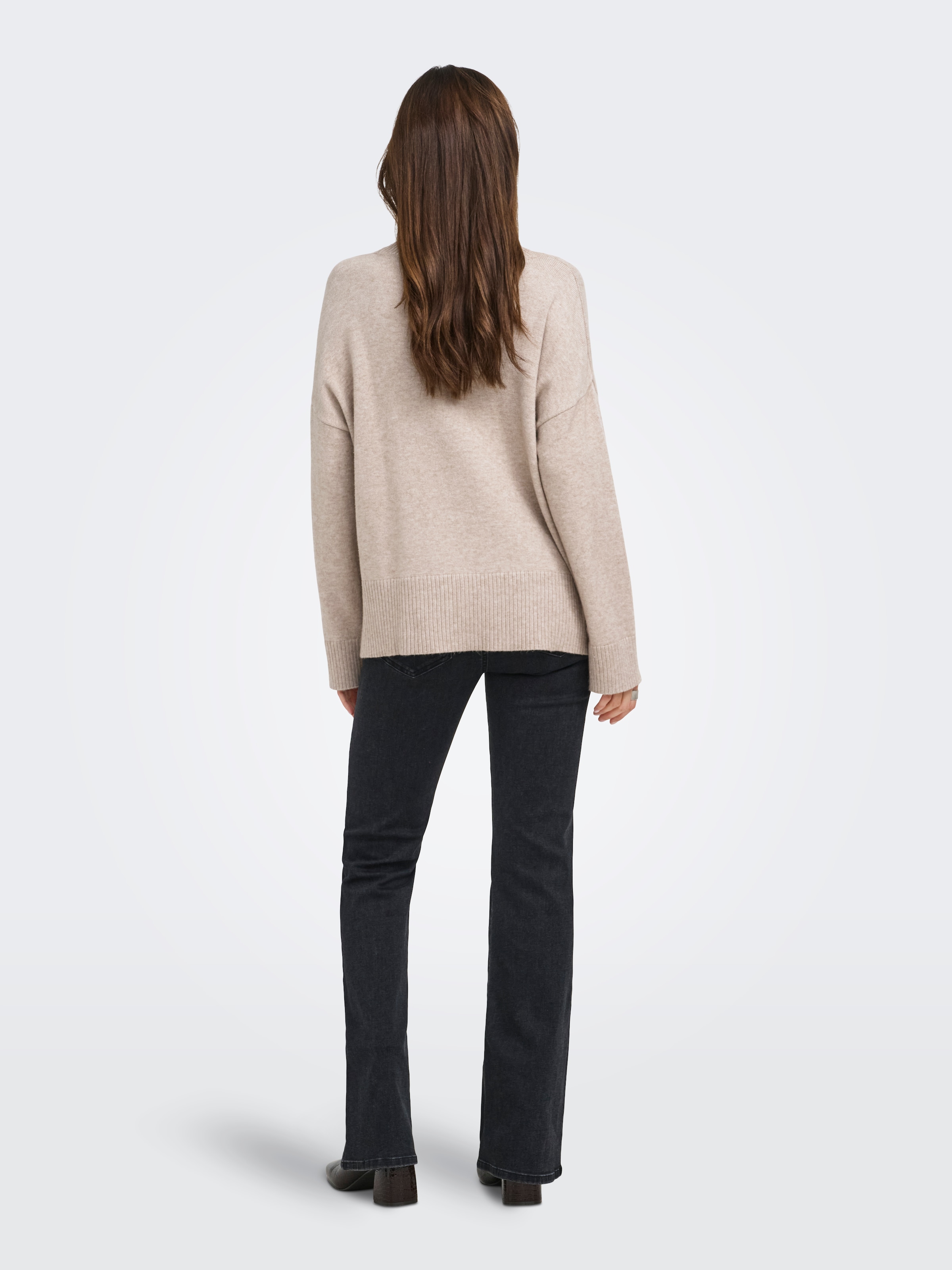 ONLY Strickpullover »ONLMARY LS HIGH NECK SLIT KNT NOOS« Viskosemischung, regular fit
