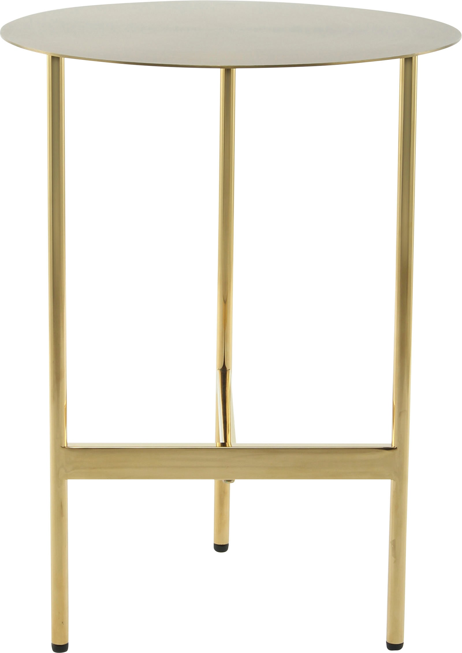 Kayoom Beistelltisch »Pema, Minimalistisches Design, Passt zu jedem Einrichtungsstil« 1 Stk. tlg. minimalistisches Gestelldesign aus Edelstahl, runde Ablagefläche