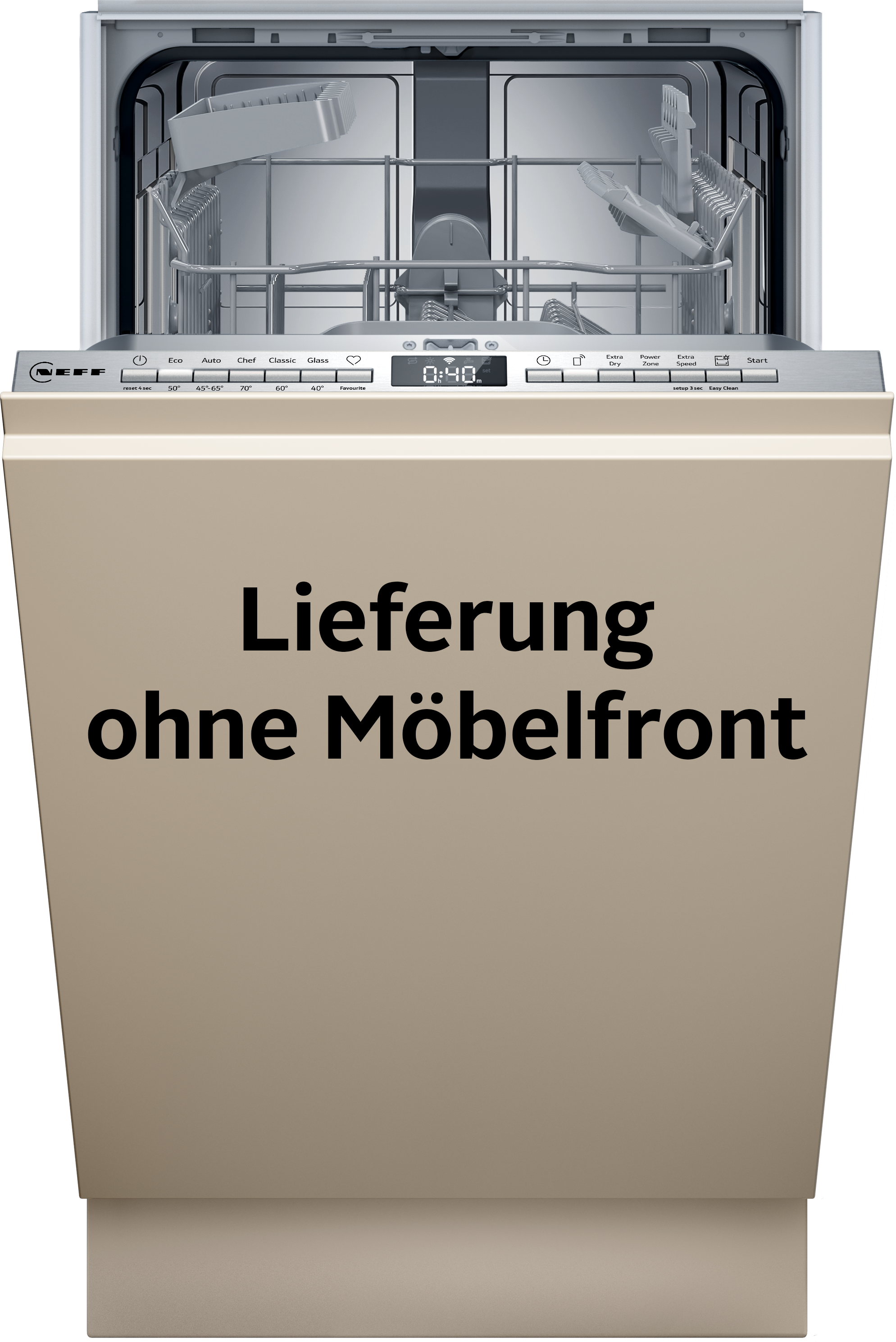 NEFF vollintegrierbarer Geschirrspüler N 30 »S853HKX21E« 10 tlg. Maßgedecke