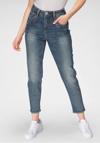 Herrlicher High-waist-Jeans »PIPER HI CONIC Recycled Denim«, Fit: Tapered kaufen