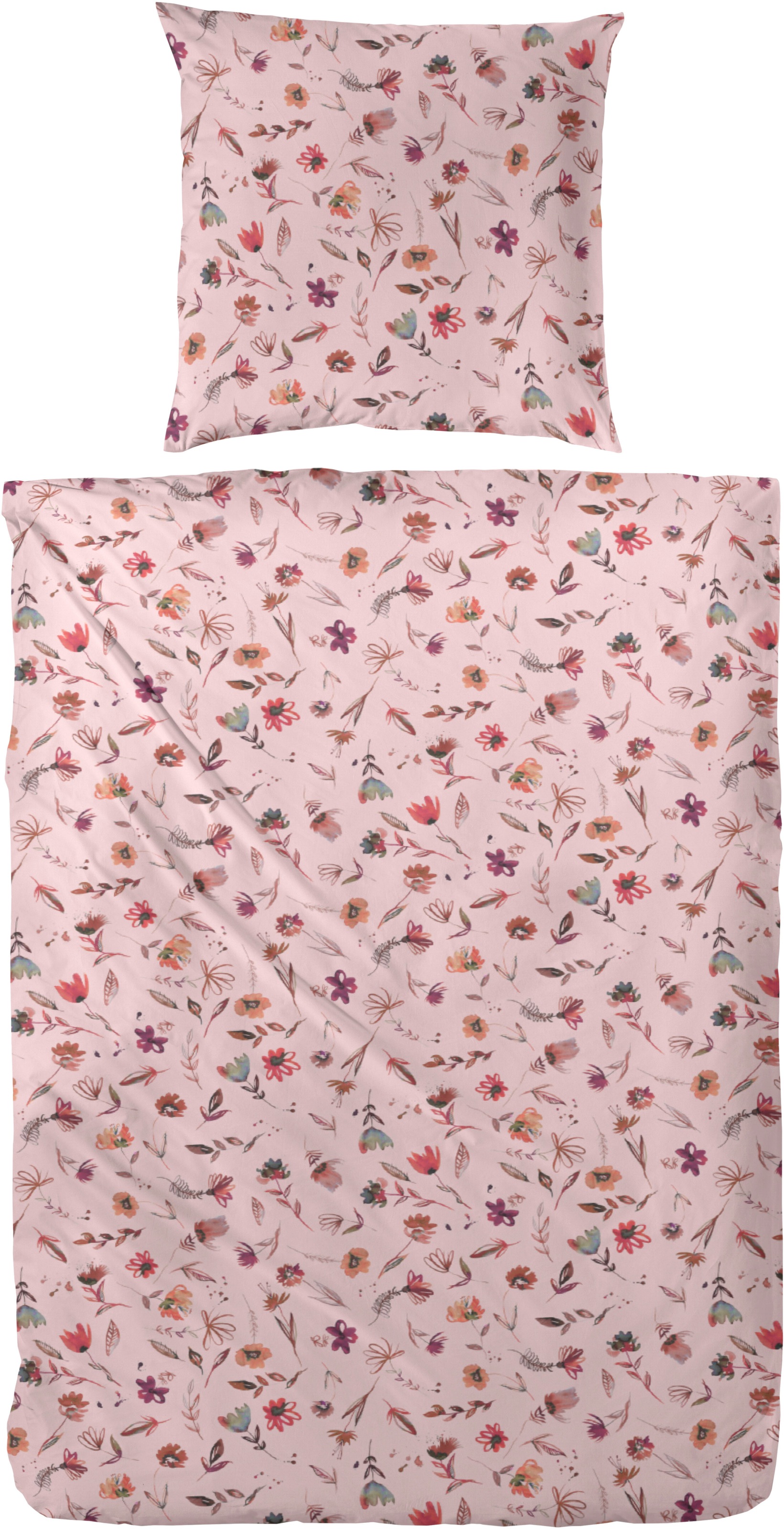 Primera Bettwäsche »Feiniber-Bettwäsche Pieni Kukka« 2 Stk. tlg. mit dezent günstig online kaufen