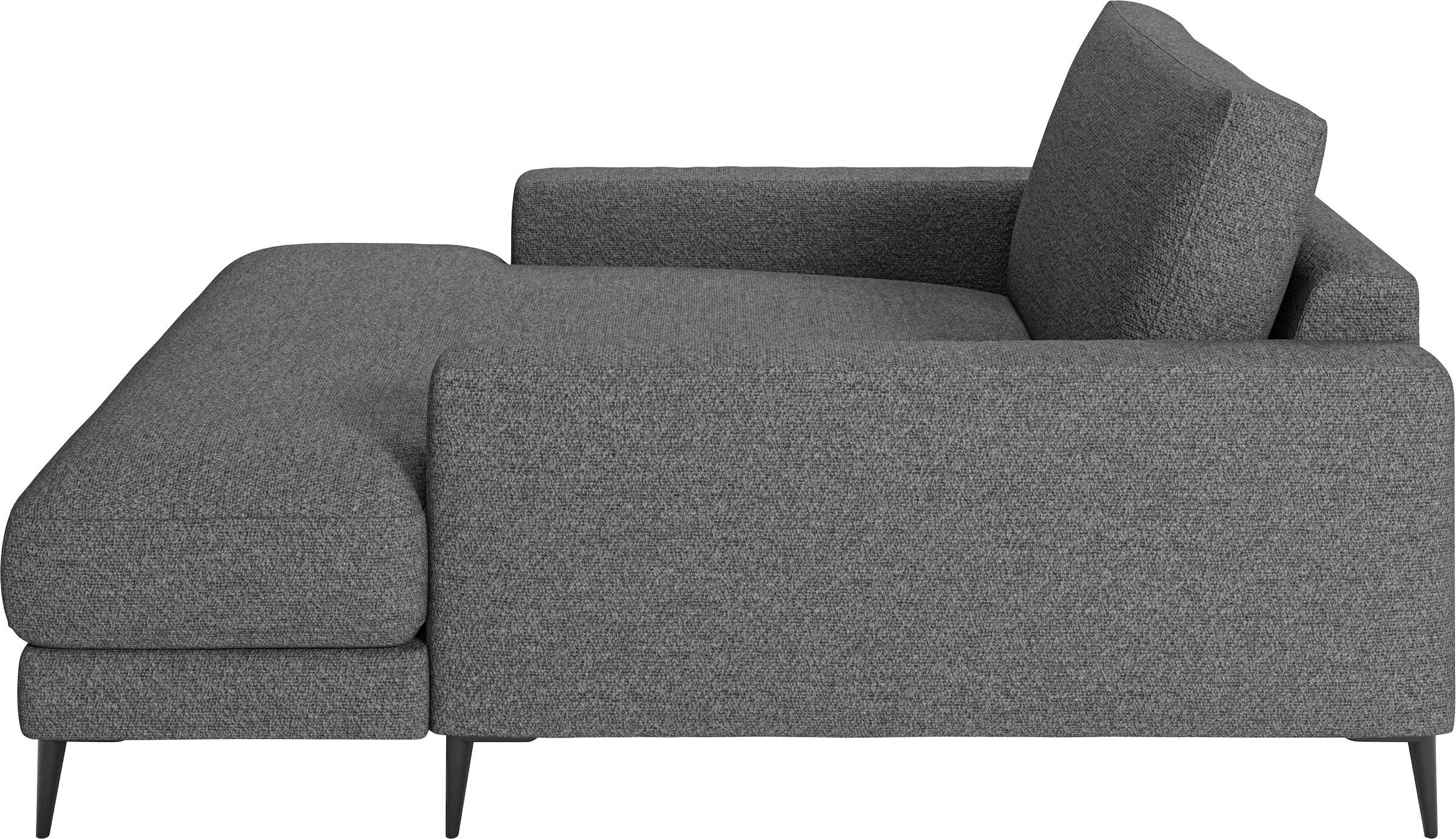 Home affaire Chaiselongue »Downtown Loungemöbel zum Relaxen, B/T/H: 132/170/84 cm« auch in Bouclé, Cord und Easy care - leicht mir Wasser zu reinigen,