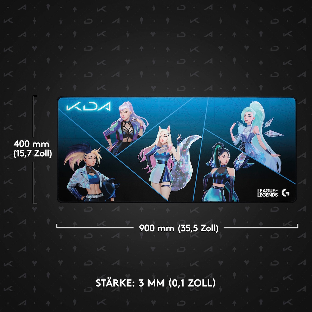 Logitech G Gaming Mauspad »G840 XL - LOL-KDA2.0«