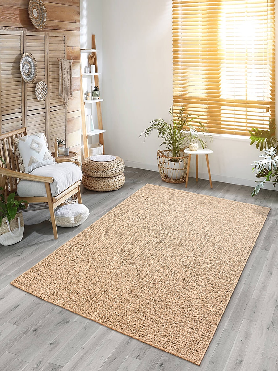 the carpet Teppich »Kansas«, rechteckig, 1 mm Höhe, moderner robuster In un günstig online kaufen