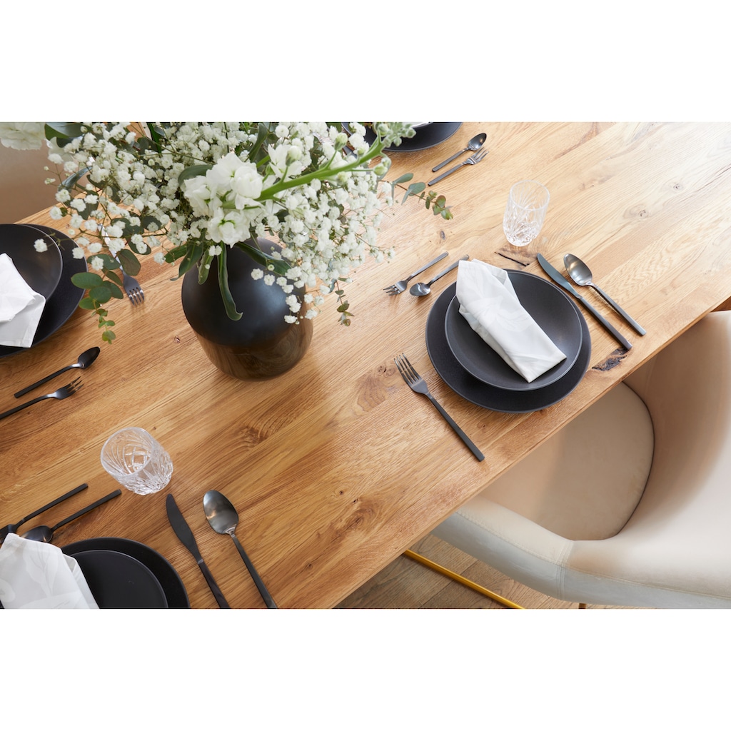 CreaTable Kombiservice »Geschirr-Set Soft Touch Black«, (Set, 20 tlg., Kaffeeservice und Tafelservice im Set, für 4 Personen), Service, schwarz, seidenmatte Glasur, 20 Teile, für 4 Personen