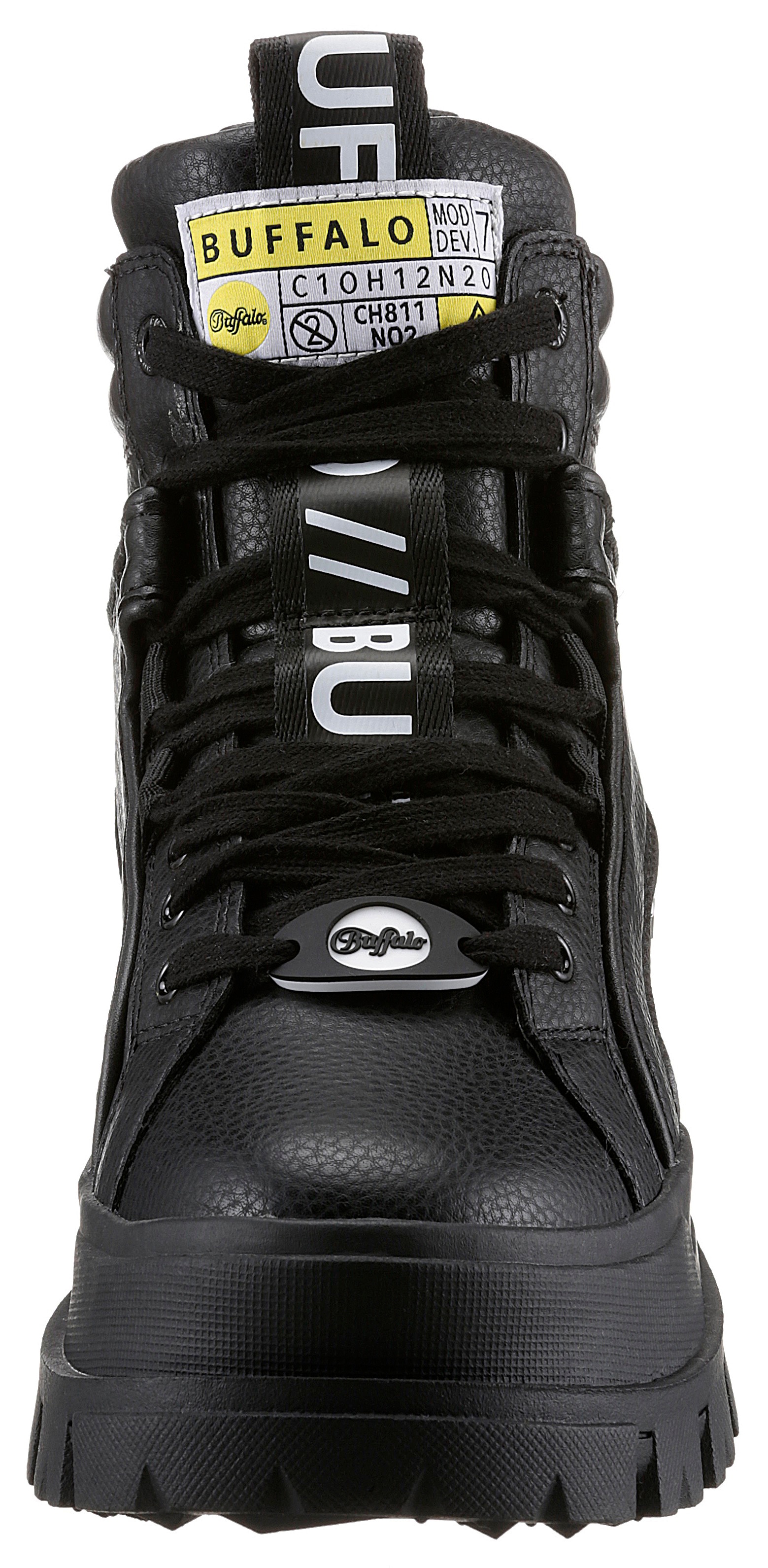 Buffalo Schnürboots »ASPHA NC MID«, Schnürstiefelette, High Top Sneaker mit weicher Schaftrandpolsterung