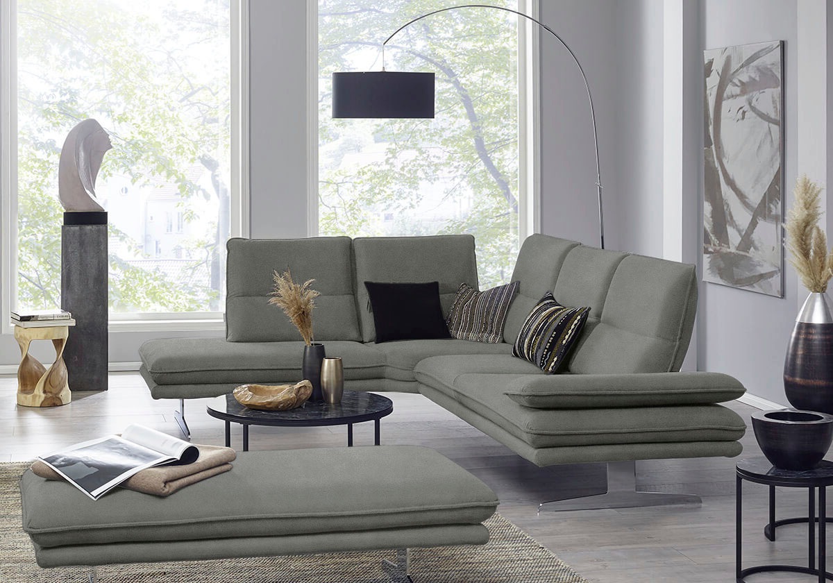 W.SCHILLIG Ecksofa »broadway, Designsofa, mit tollem Sitzkomfort, L-Form«, günstig online kaufen