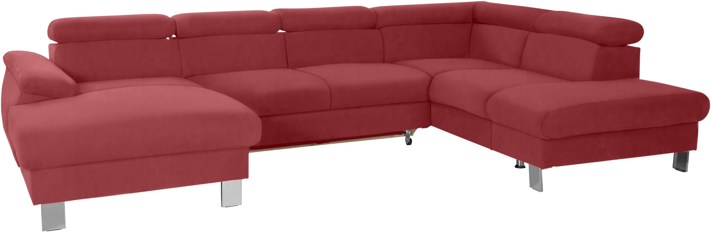 COTTA Wohnlandschaft »Komaris U-Form, B: 320 cm« mit Kopfteilverstellung, o günstig online kaufen