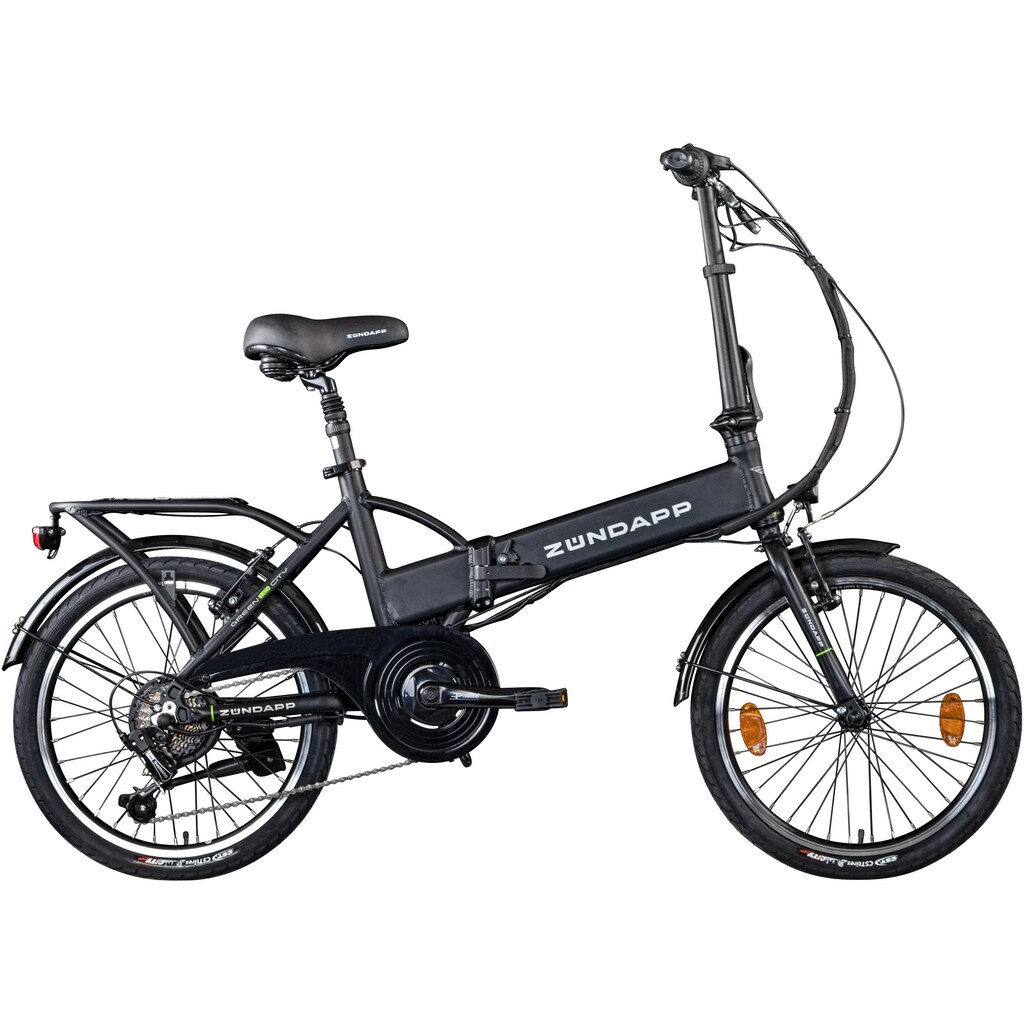 Zündapp E-Bike »Z101«, 6 Gang, Shimano, Tourney RD-TY300, Heckmotor 250 W