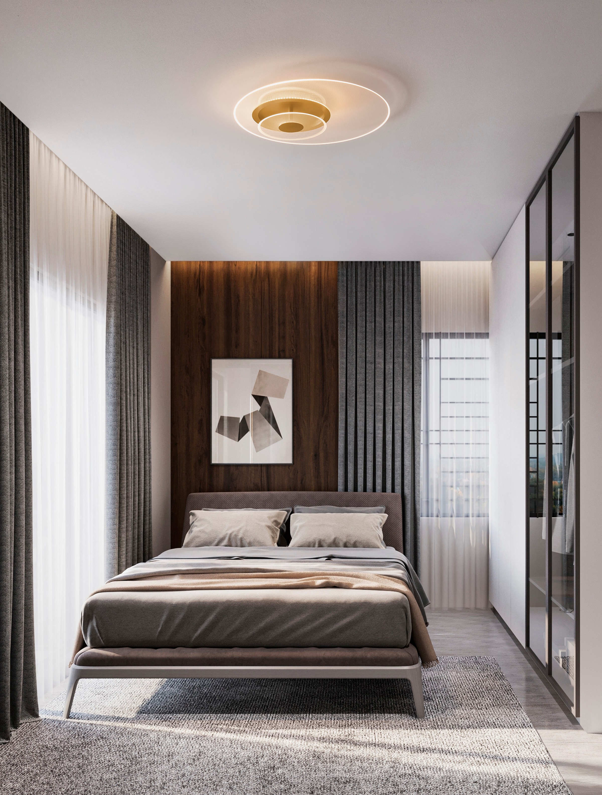 Nova Luce Deckenleuchte »COPO« LED-Modul 1 Stk. Warmweiß günstig online kaufen