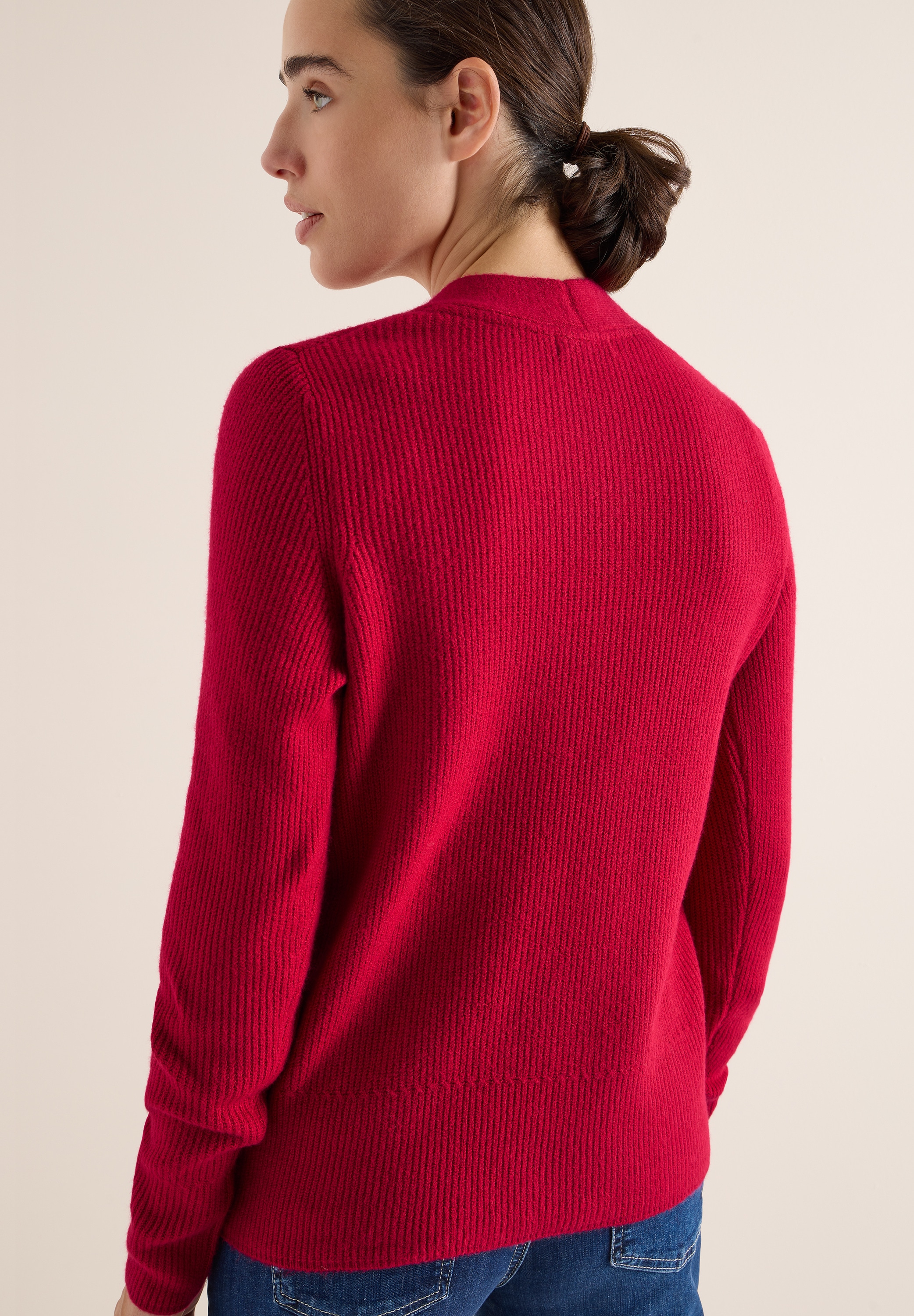 Cecil Cardigan mit Strukturdetail und Knopfleiste