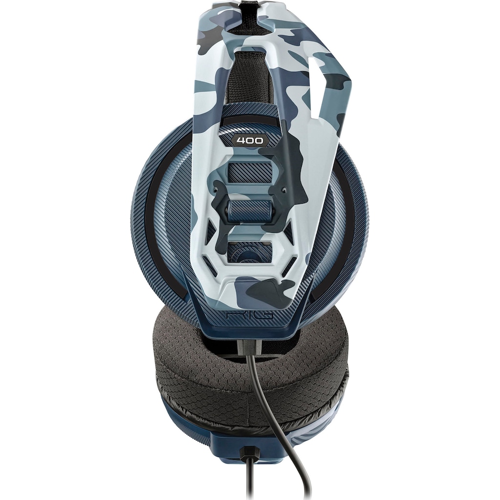 nacon Gaming-Headset »RIG 400HS Stereo-Gaming-Headset, blau, kabelgebunden«, Mikrofon abnehmbar