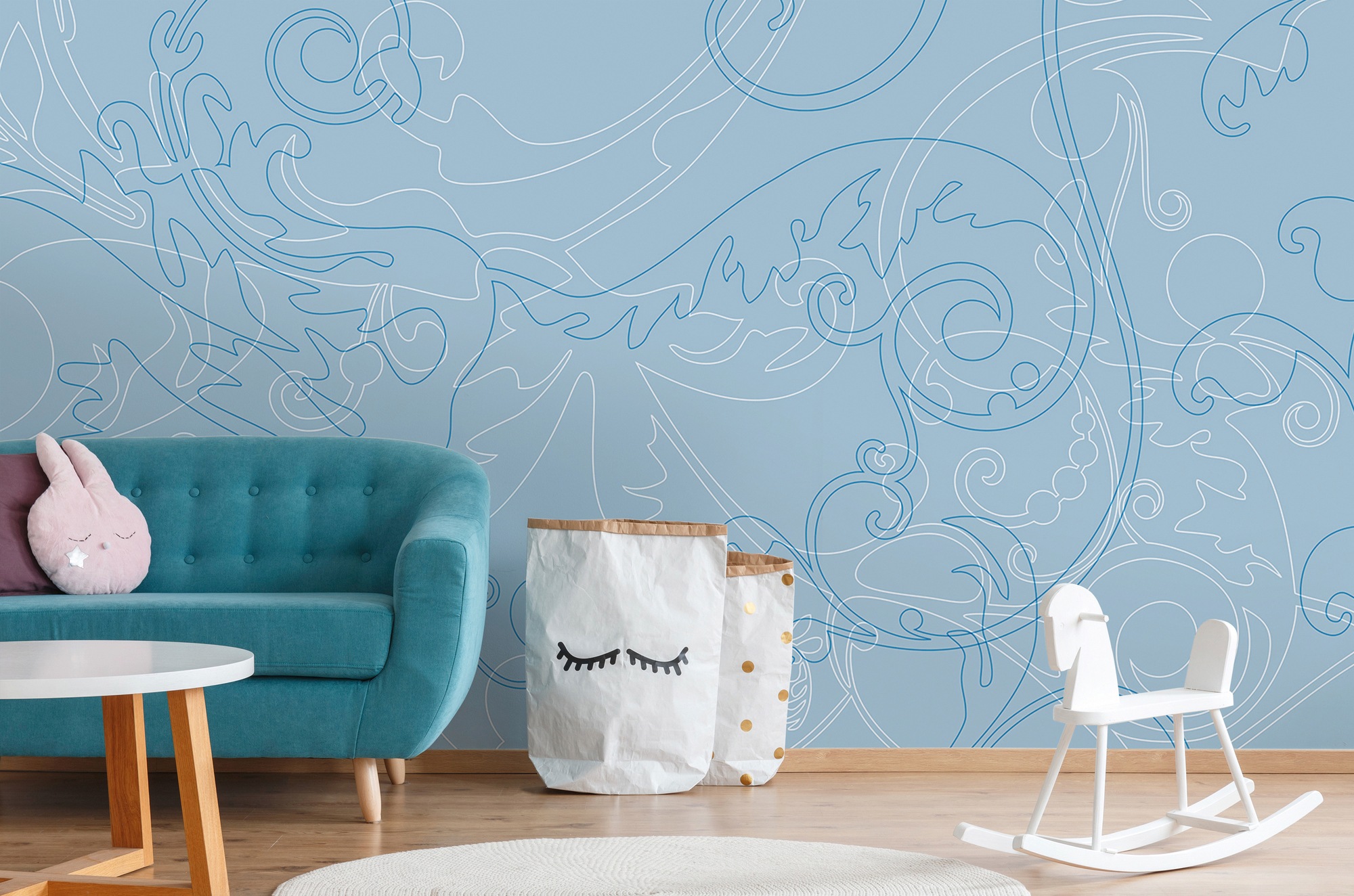 Architects Paper Fototapete »Atelier 47 Ornament Art 4«, Barock, Vlies, Wand, Schräge, Decke