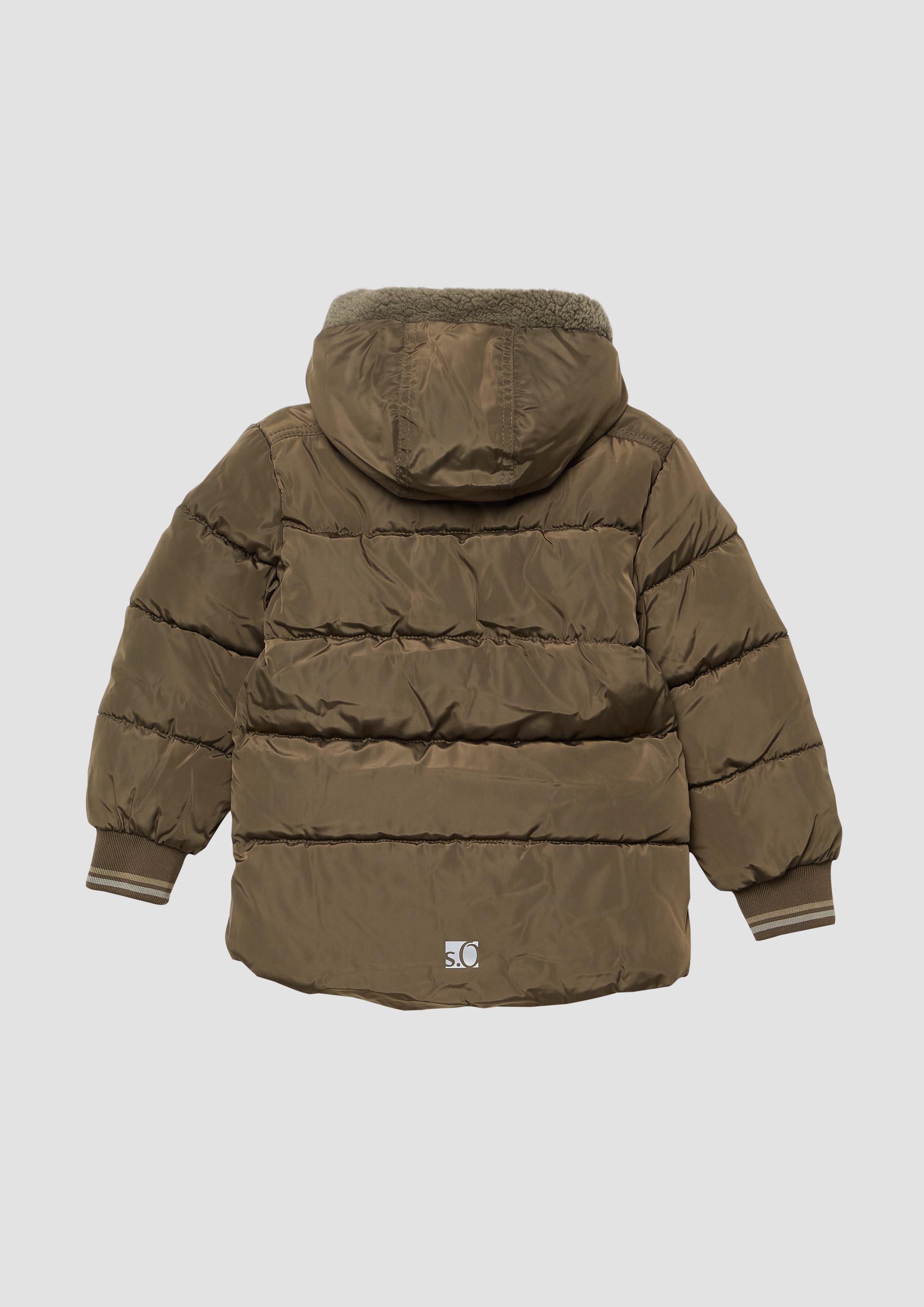 s.Oliver Junior Steppjacke mit Kapuze mit abnehmbarer Kapuze