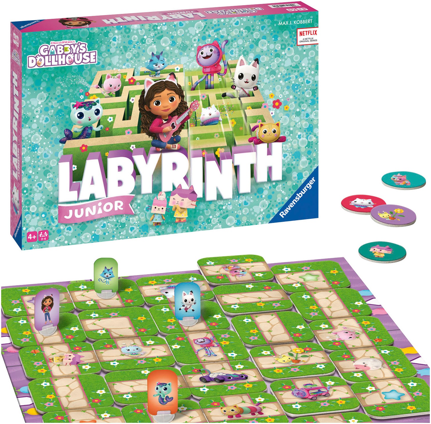 Ravensburger Spiel »Gabby's Dollhouse Junior Labyrinth«, Made in Europe