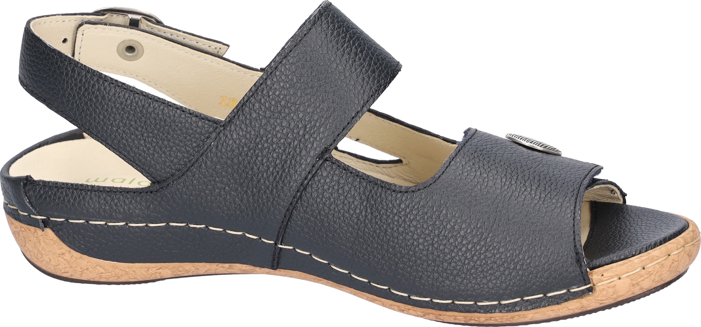 Waldläufer Sandale »HELIETT«  , Sommerschuh, Sandalette, Keilabsatz, mit Klettverschlüssen, H-Weite