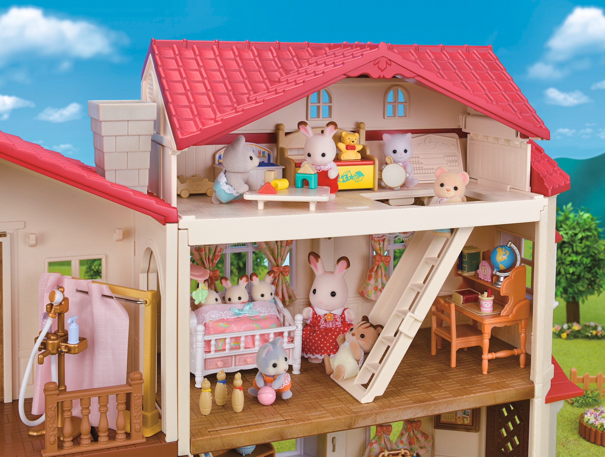 Sylvanian Families Spielwelt »Stadthaus mit Dachzimmer (5716)«