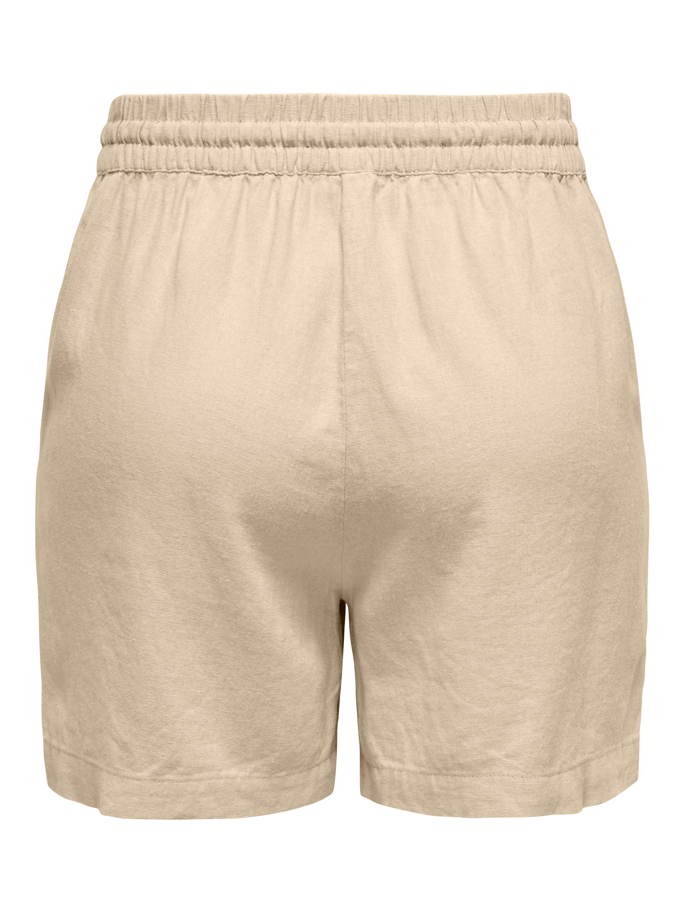 JDY Shorts »JDYSAY HW LINEN STRING SHORTS WVN DIA«  mit Leinen