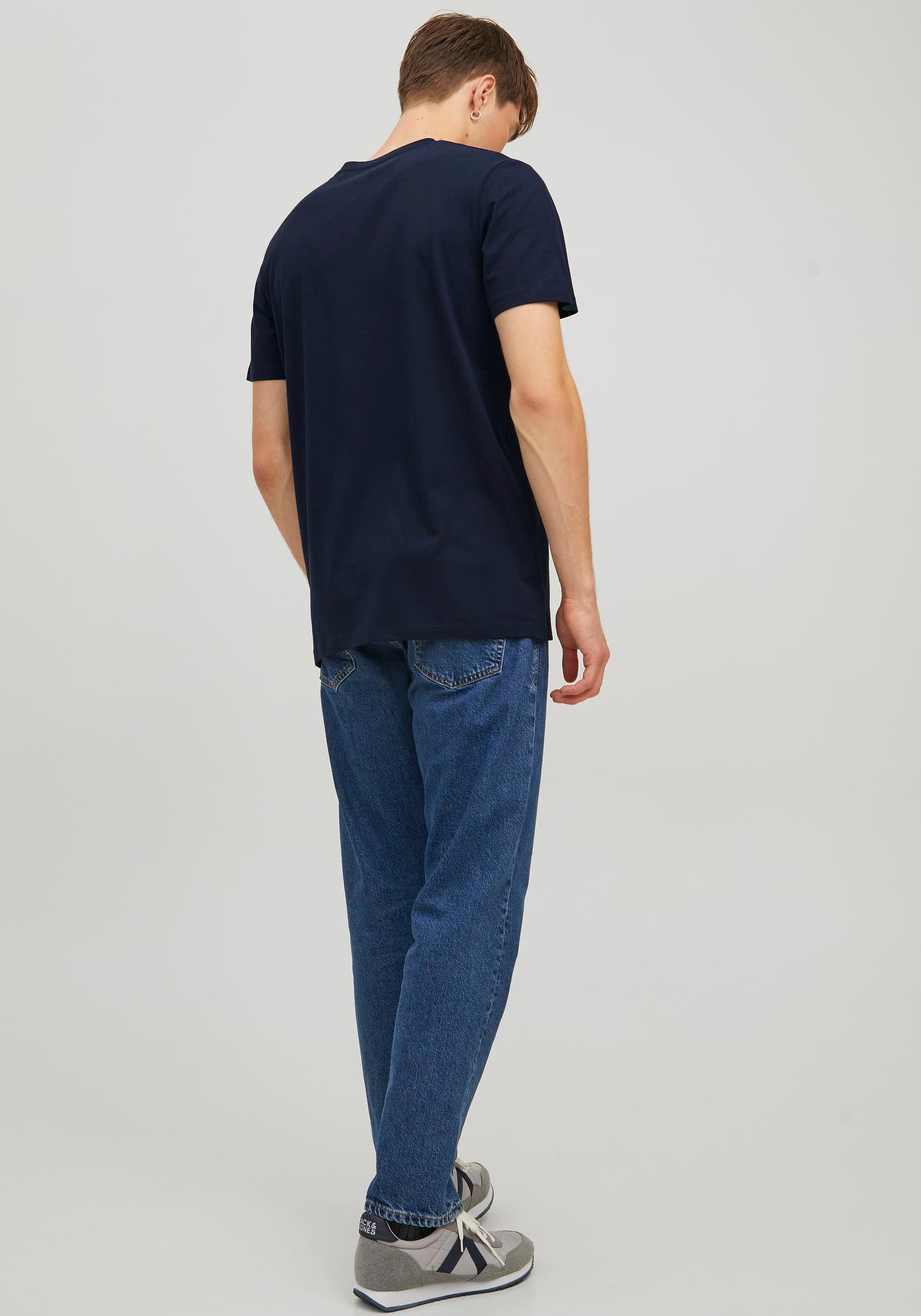 Jack & Jones Kurzarmshirt »JJFLAG TEE SS CREW NECK«