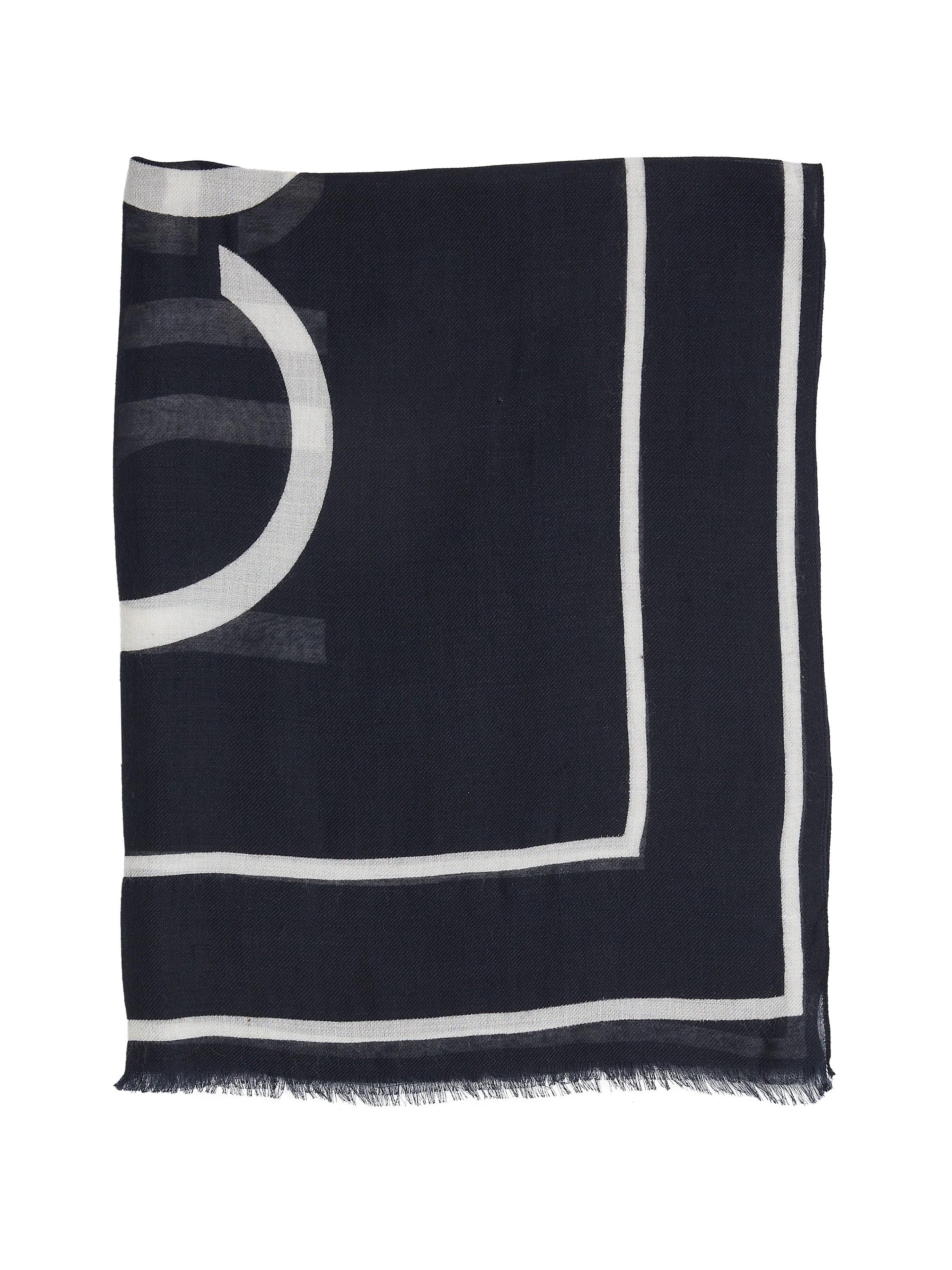 Calvin Klein Schal »LARGE LOGO LW WOOL STOLE«, Logodruck