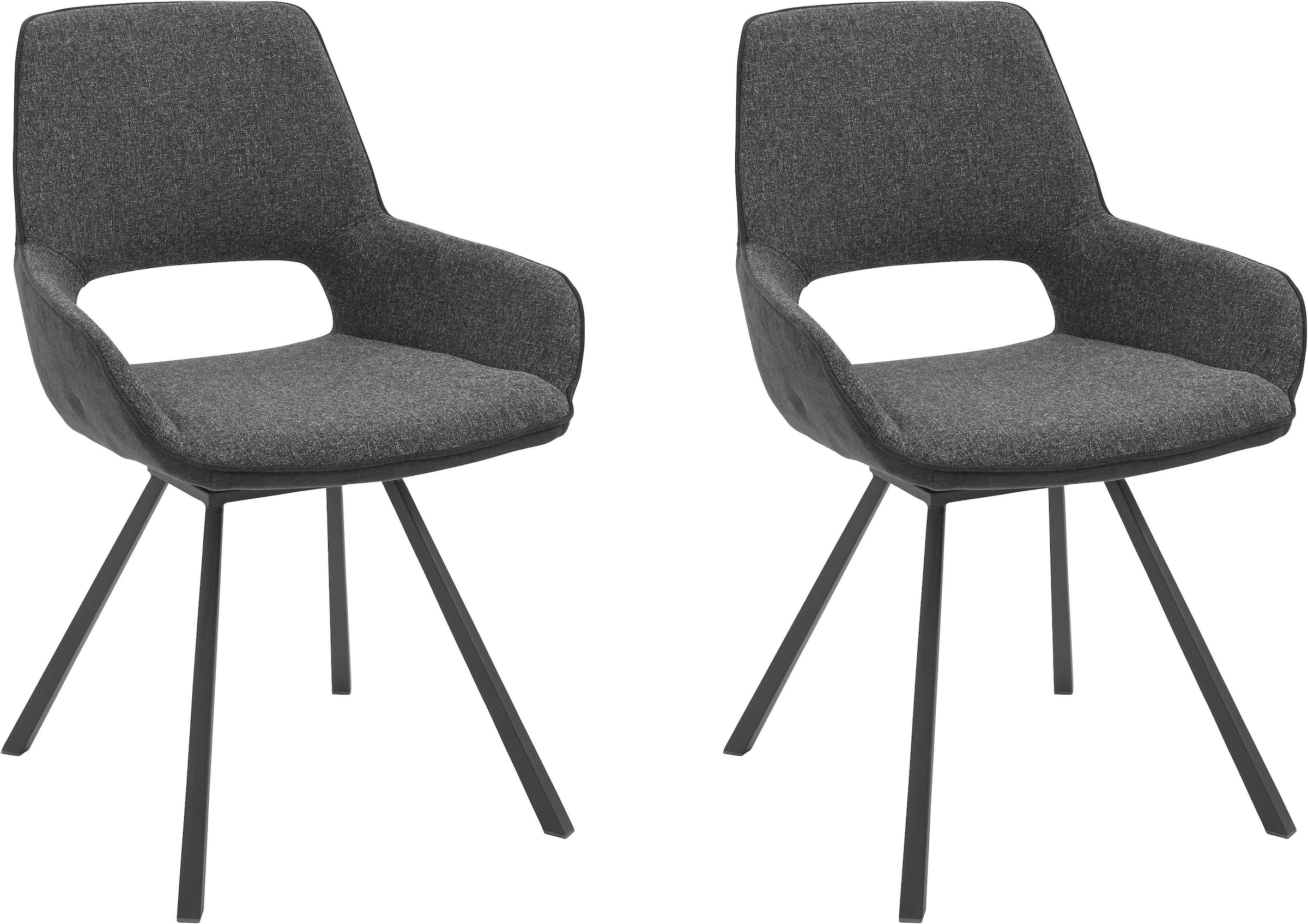 MCA furniture 4-Fußstuhl »Parana«, (Set), 2 St., Stuhl belastbar bis 120 Kg
