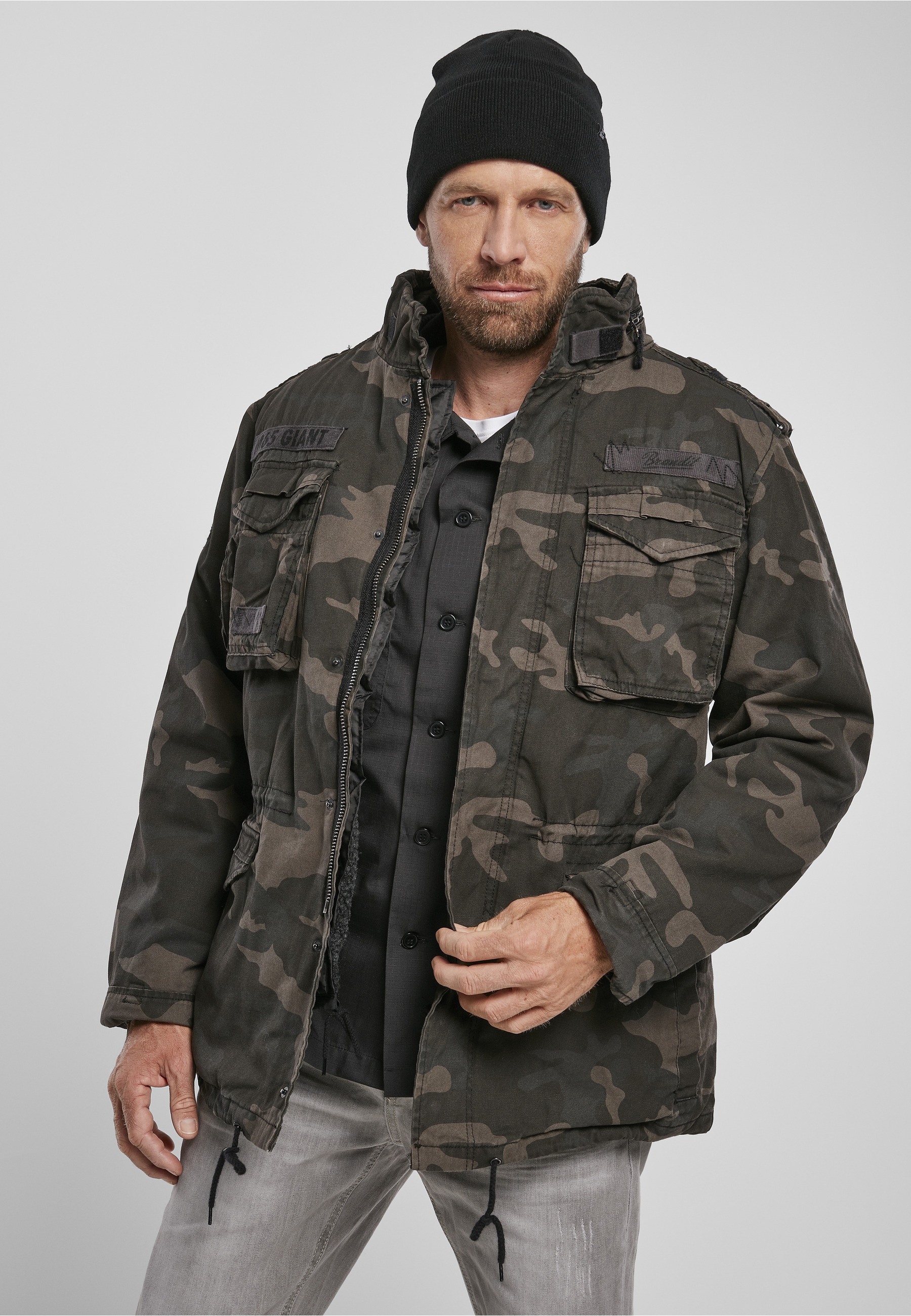 Brandit Winterjacke »Brandit Herren M-65 Giant Jacket« 1 Stk. tlg. ohne Kapuze