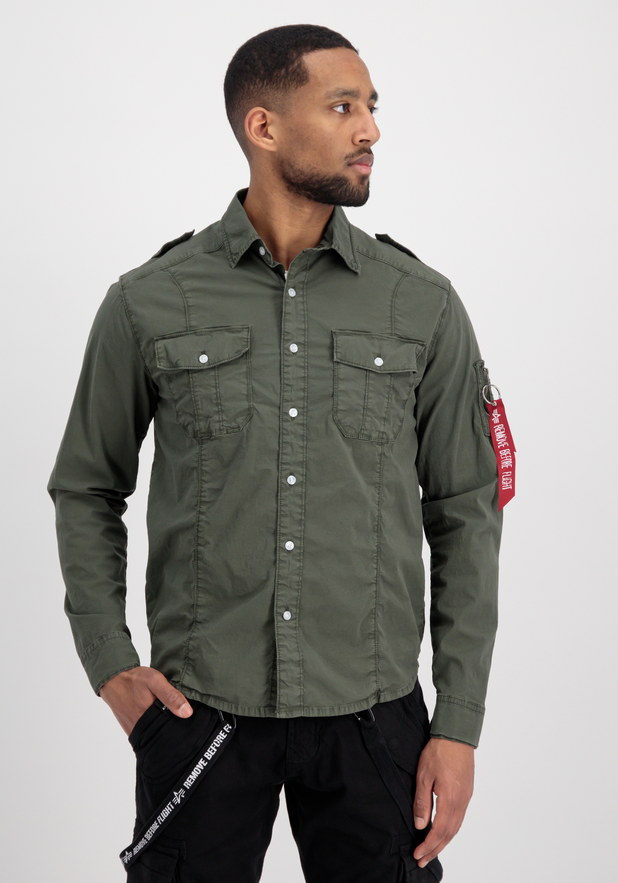 Alpha Industries T-Shirt »Alpha Industries Men - Shirts Basic Shirt Slim«
