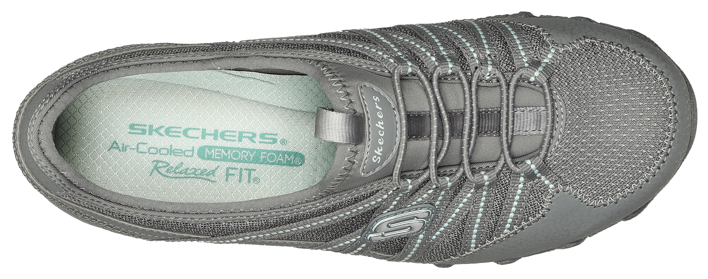 Skechers Slip-On Sneaker »BIKERS LITE-RELIVE«, Slipper, Sommerschuh, Freizeitschuh mit BioDri-Ausstattung