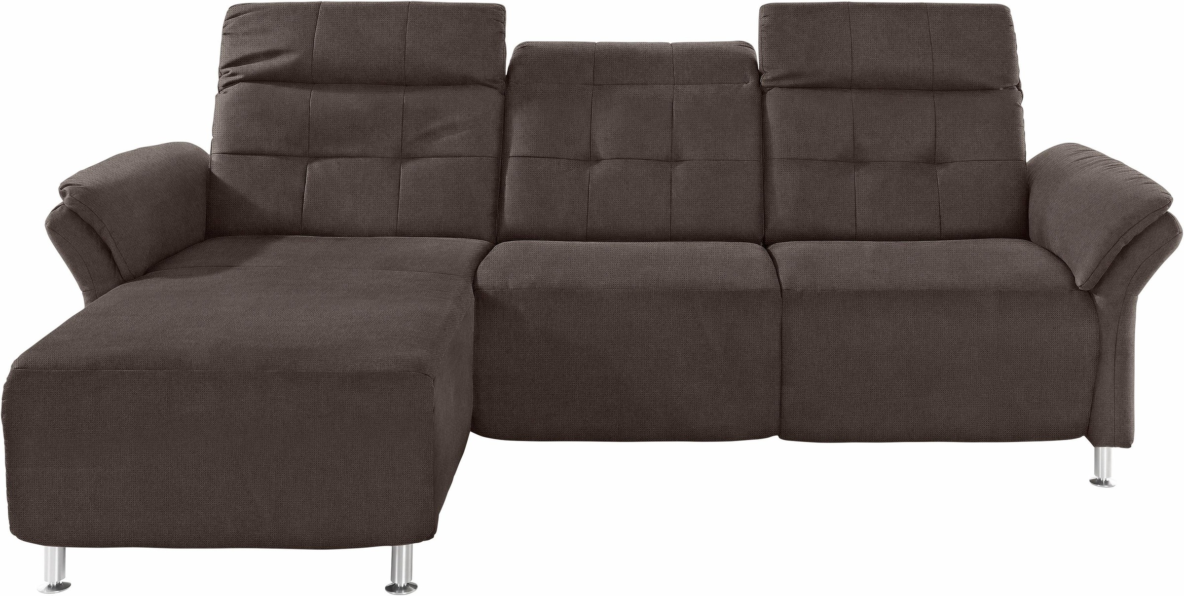 Places of Style Ecksofa »Manhattan L-Form«, 2 Sitze mit elektrischer Relaxfunktion, verstellbare Armlehnen