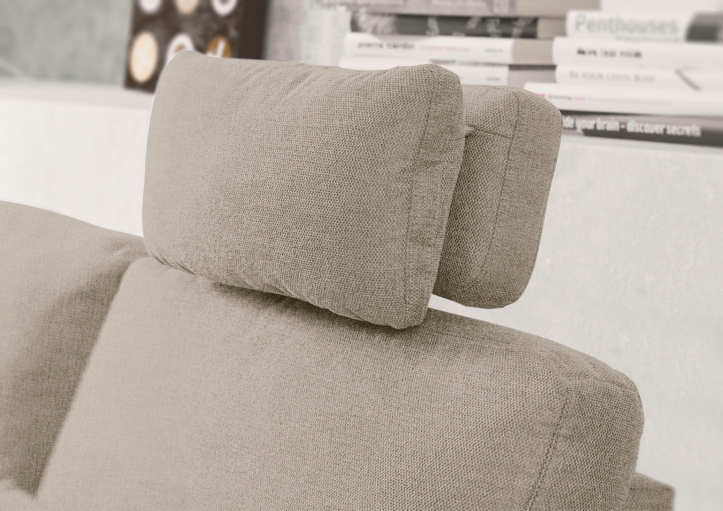 3C Candy Ecksofa »Kairo modernes Multifunktions-Sofa, bequem, L-Form«, inklusive Drehsitz, Armlehnen- und Rückenverstellung
