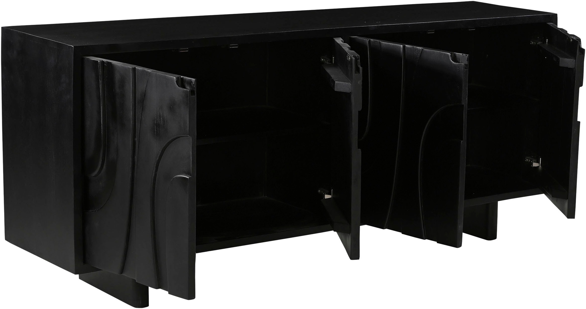 SIT Sideboard, (1 St.), mit Schnitzereien auf der Front