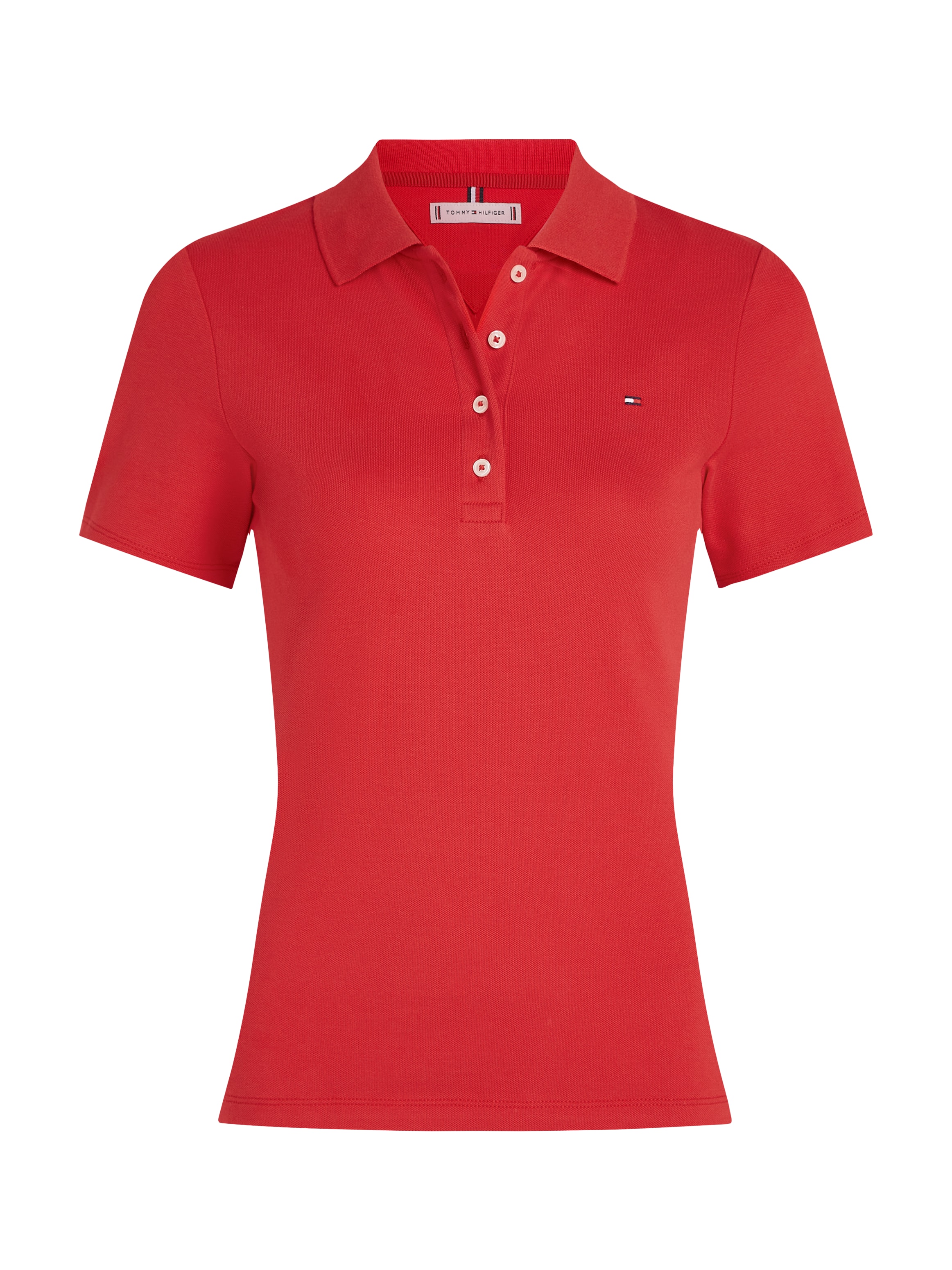 Tommy Hilfiger Poloshirt »1985 Slim Fit Pique Premium« mit Logostickerei, mit Seitenschlitzen
