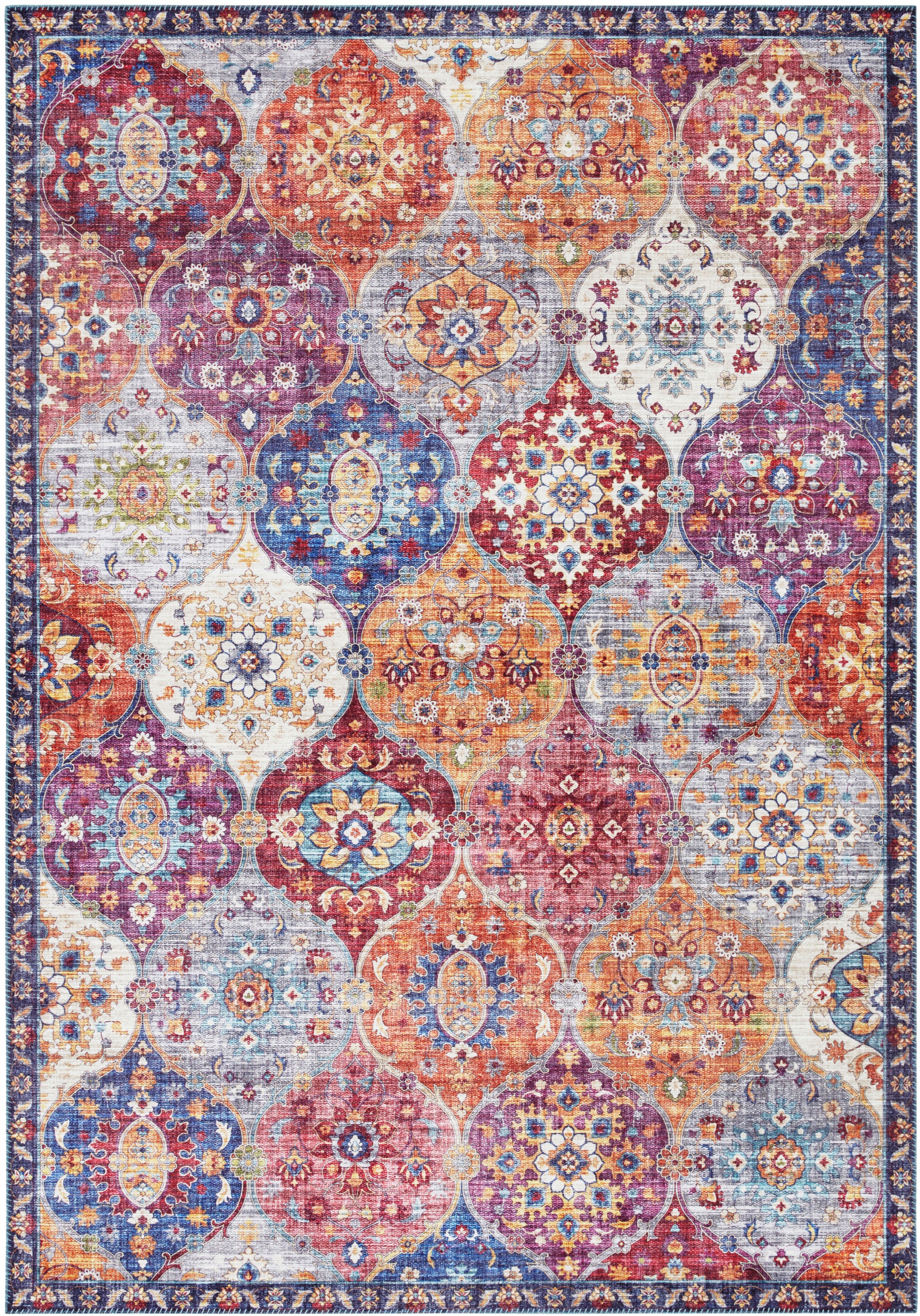 ELLE DECORATION Teppich »Kashmir Ghom«, rechteckig, 5 mm Höhe, Orientalisch günstig online kaufen