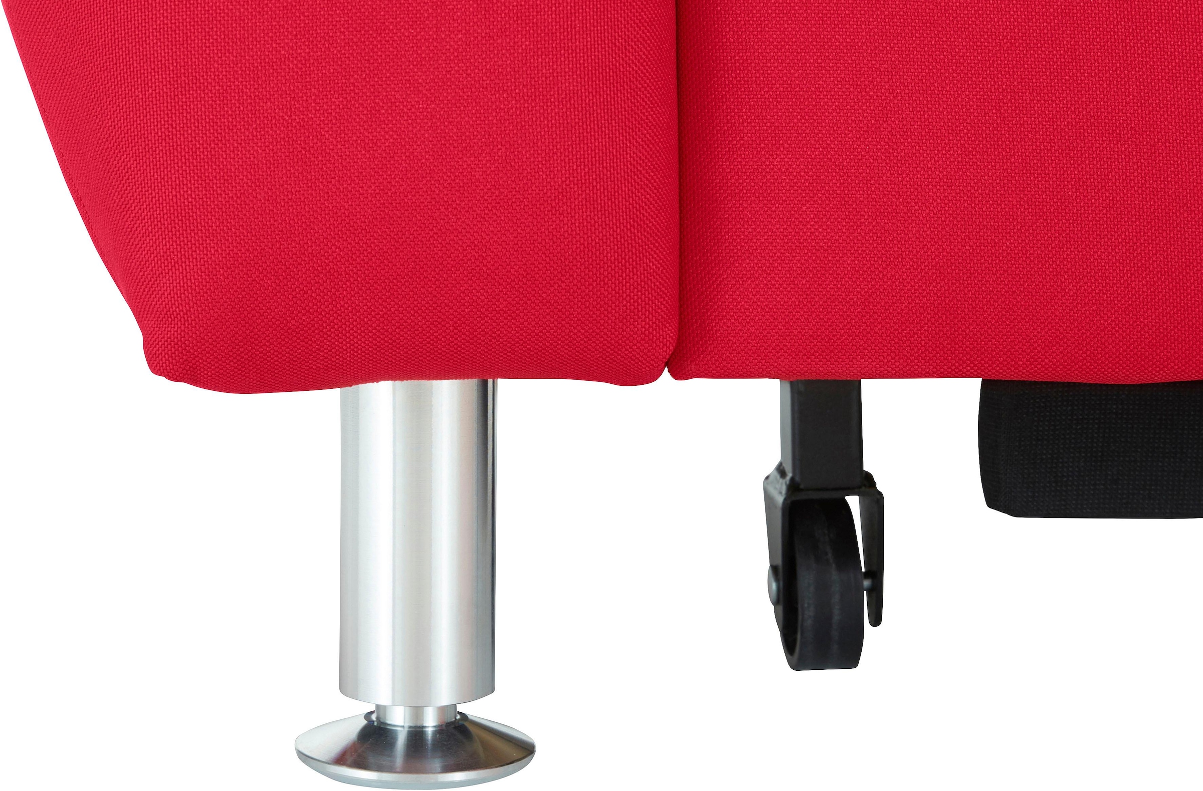 sit&more Ecksofa »Cardoso L-Form«, mit Federkern, wahlweise mit Bettfunktion und Schubkasten