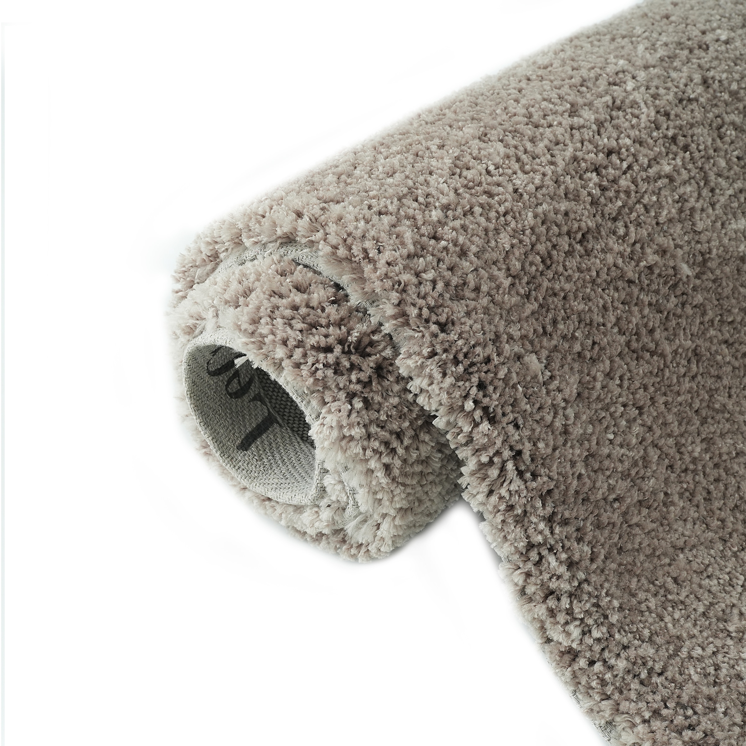 LeGer Home by Lena Gercke Hochflor-Teppich »Halrum, einfarbig, besondere Form, modern«, U-förmig, 25 mm Höhe, organische Form, bean shape, kuschelig, Wohnzimmer, Schlafzimmer