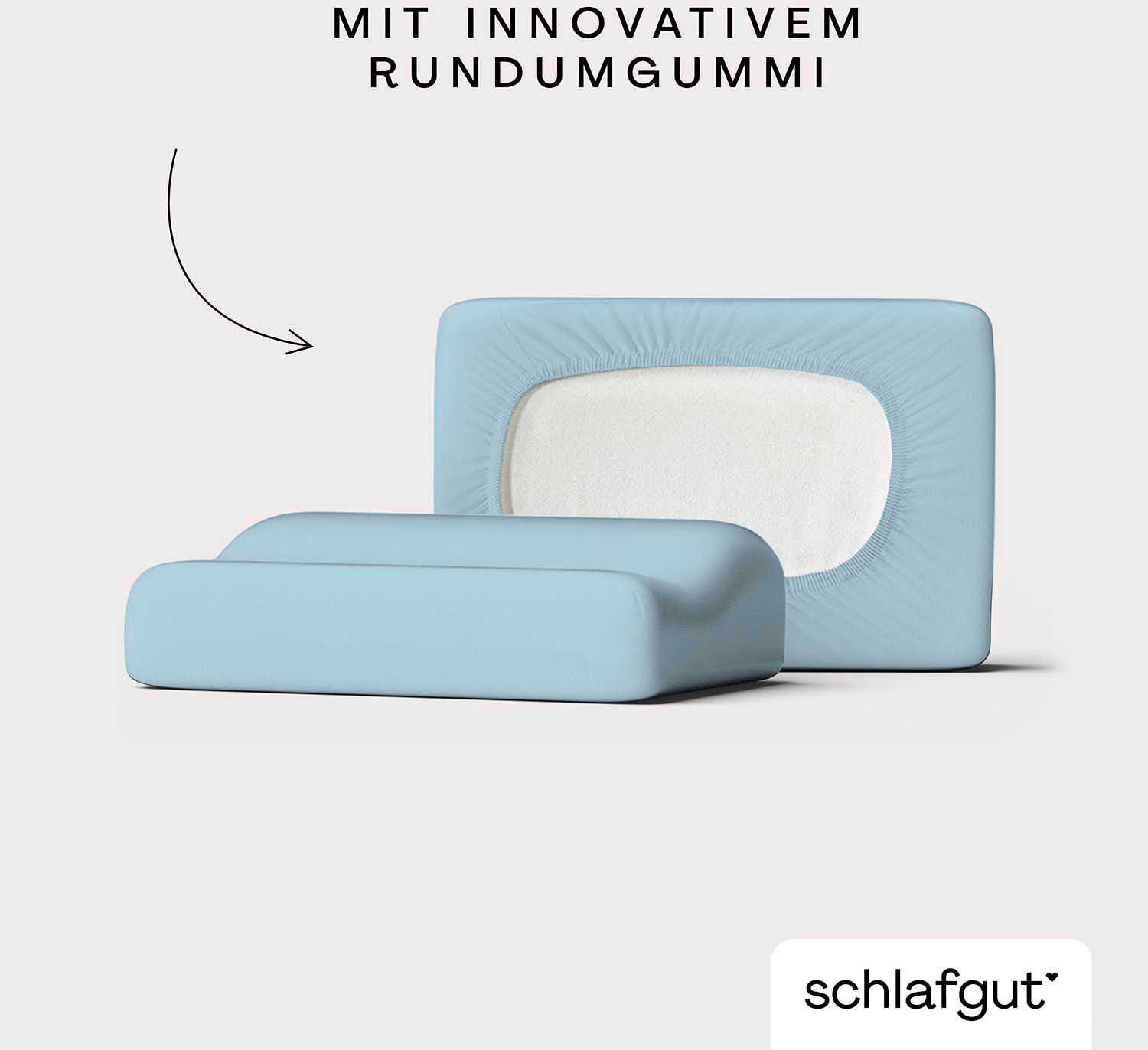 Schlafgut Kissenbezug »Pure flexibler Kissenbezug für Nackenstützkissen«, ( günstig online kaufen