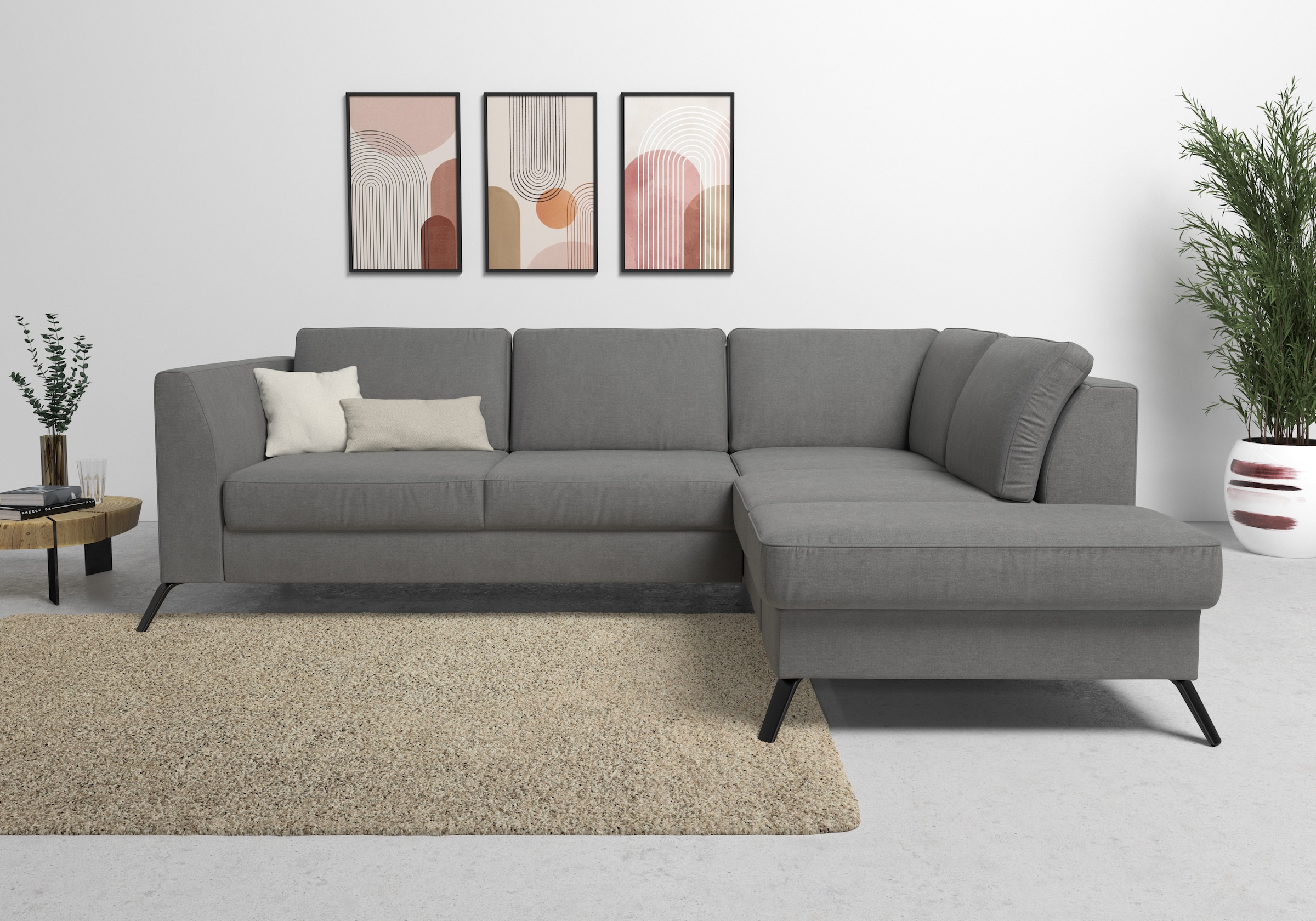sit&more Ecksofa »Olsen L-Form«, inklusive Sitztiefenverstellung, wahlweise günstig online kaufen