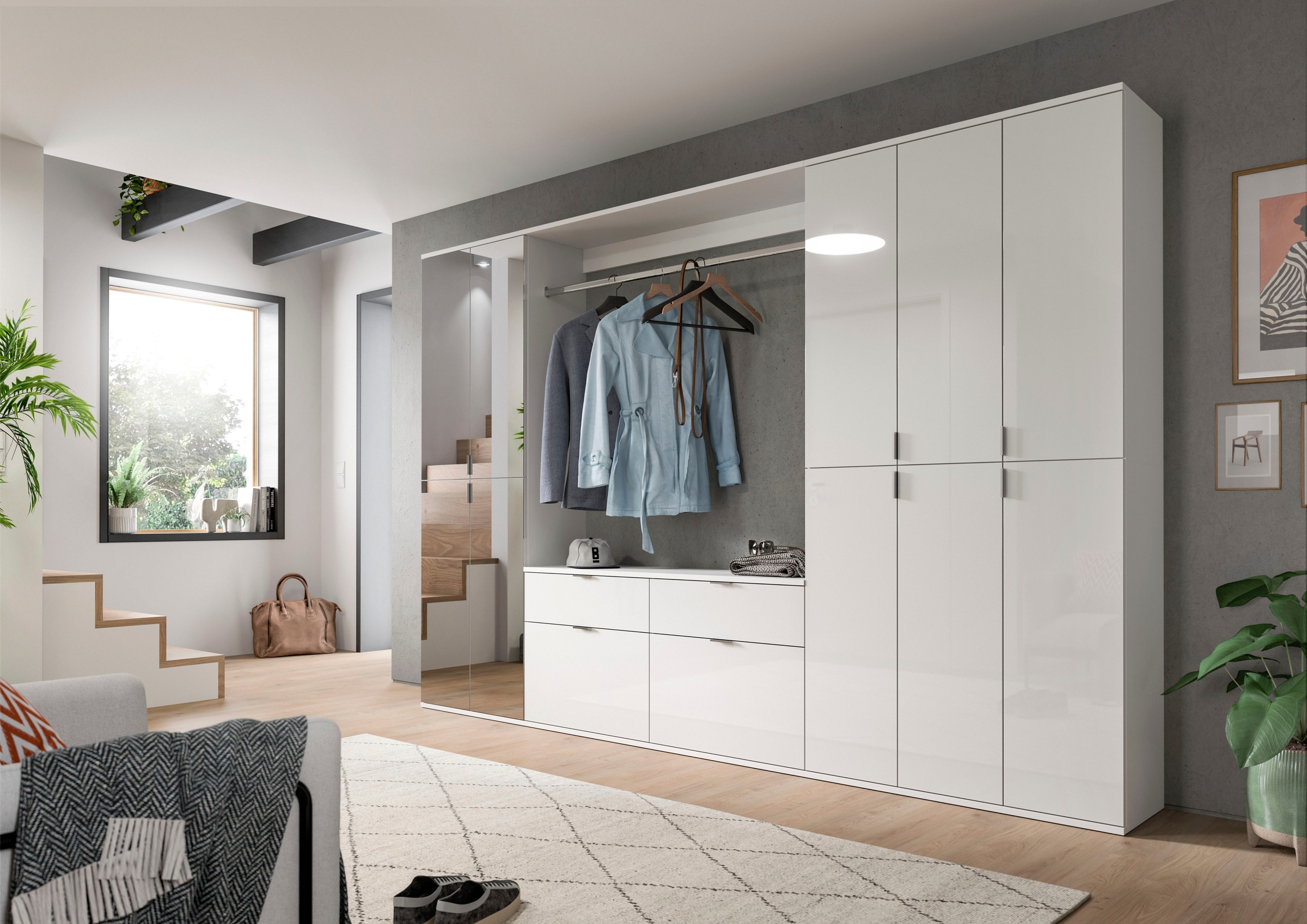 INOSIGN Garderoben-Set »Trondheim, Breite 273 cm, 6-teilig, bestehend aus:« günstig online kaufen