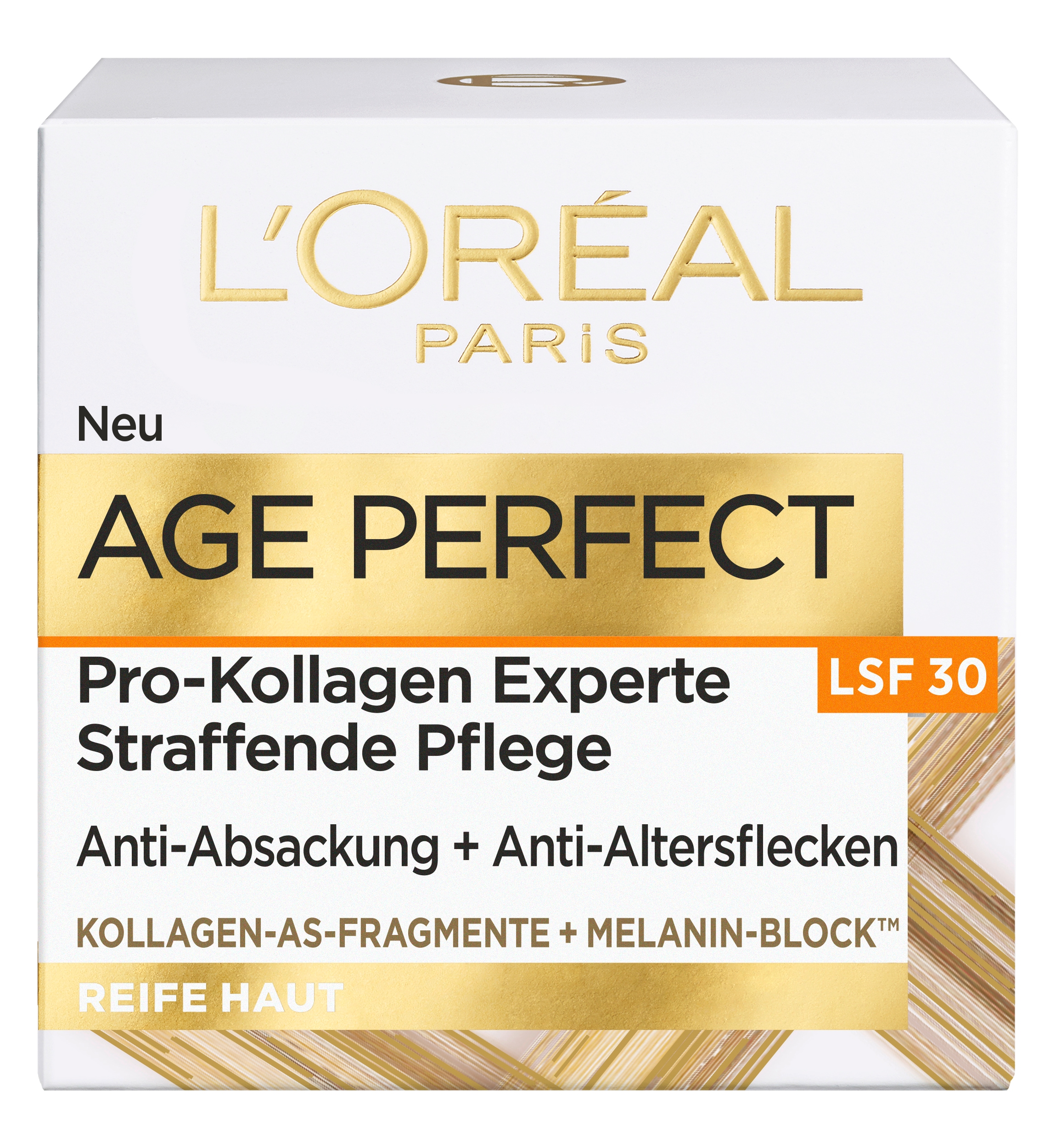 L'ORÉAL PARIS Tagescreme »AGE PERFECT PRO-KOLLAGEN EXPERTE TAGESPFLEGE LSF 30« strahlende Haut, verfeinert Poren, feuchtigkeitsspendend, LSF 30