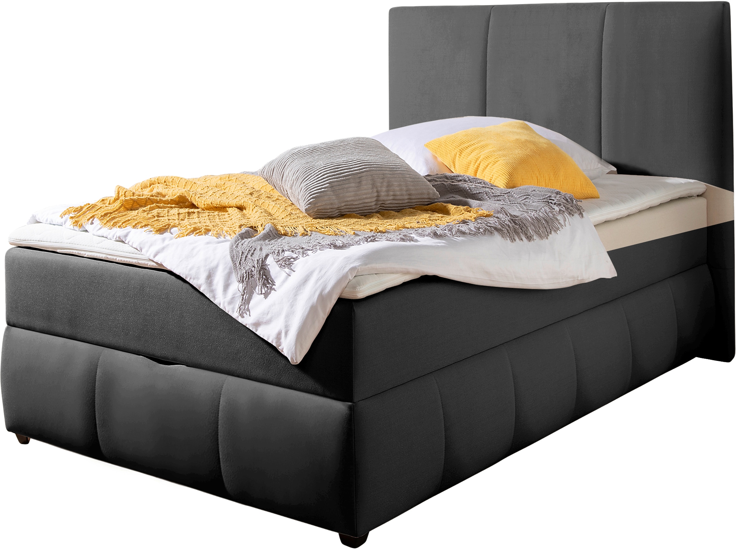 INOSIGN Boxbett »Hartley«, Inkl. Bettkasten & Topper, wählbar in H2, H3 o. H4